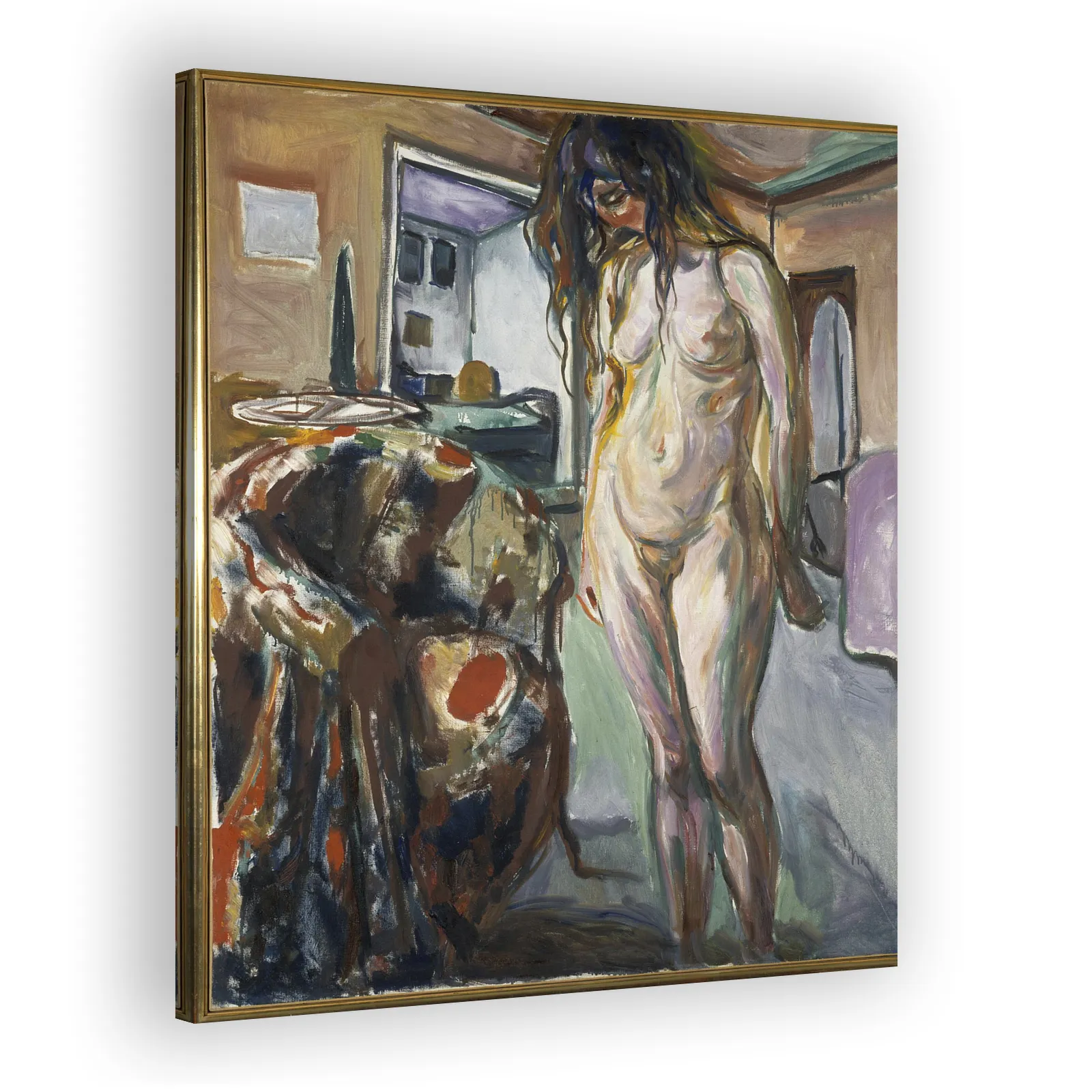 Model by the Wicker Chair by Edvard Munch - view 2 thumbnail