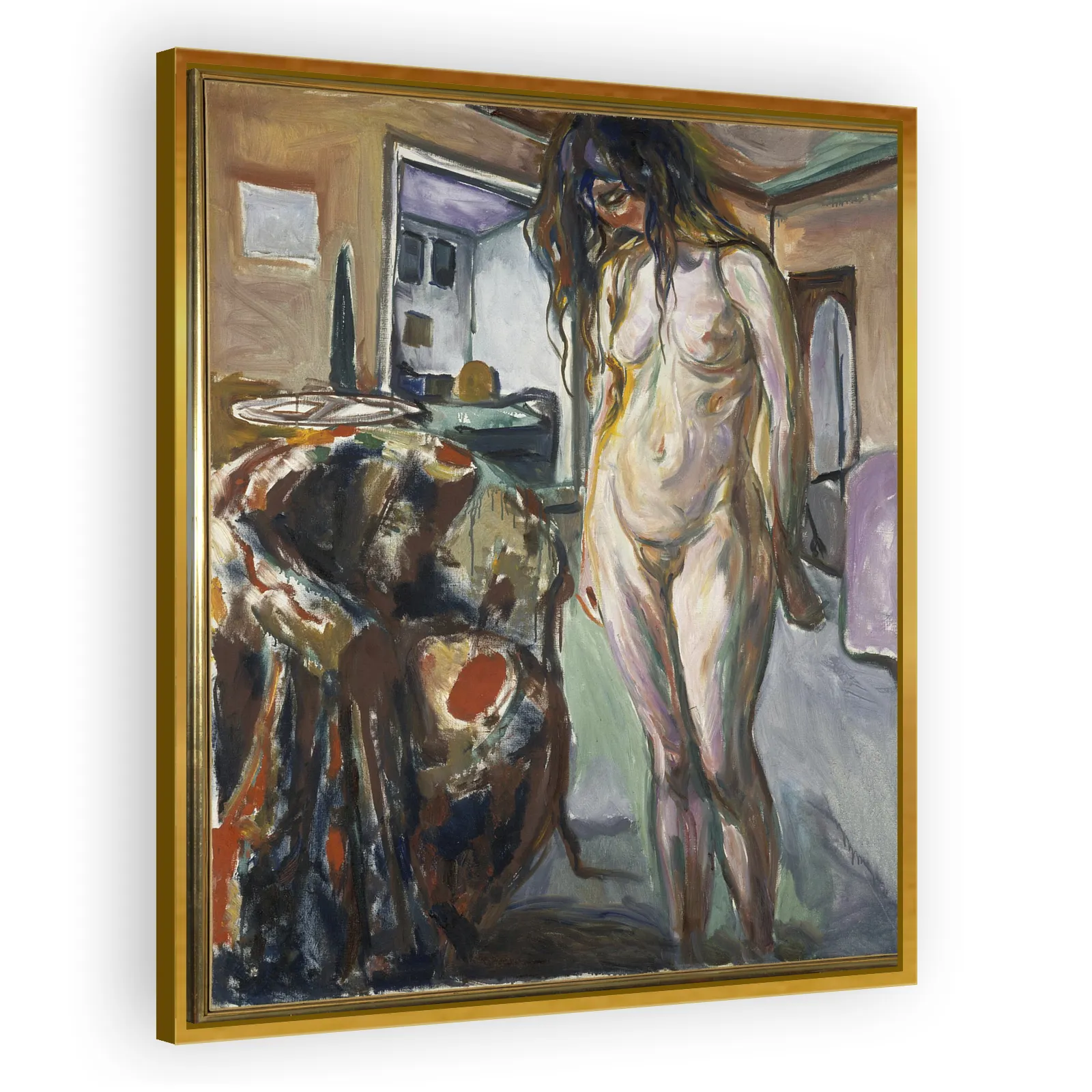 Model by the Wicker Chair by Edvard Munch - view 3 thumbnail
