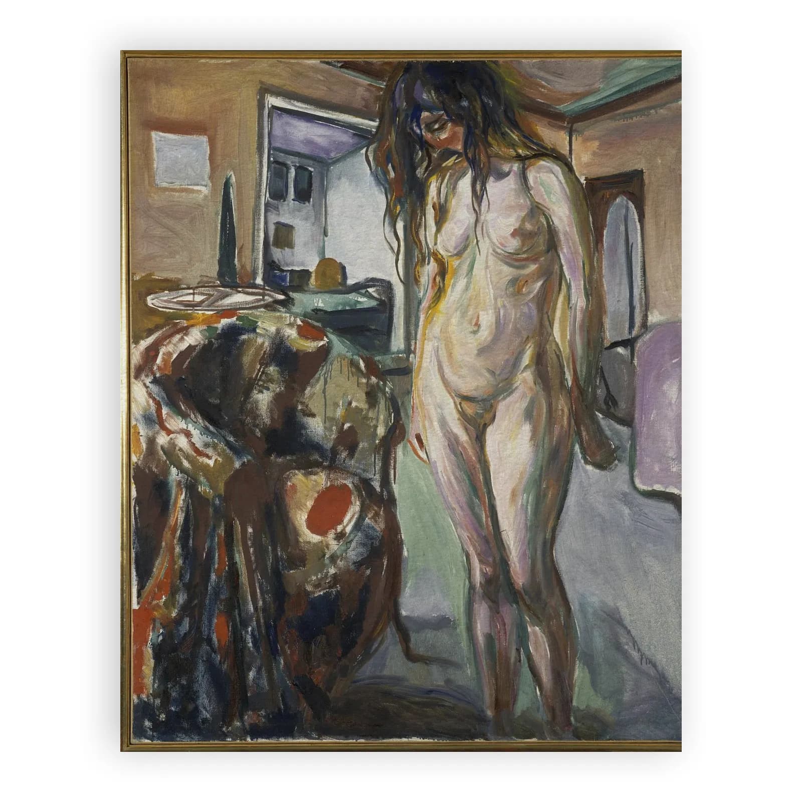 Model by the Wicker Chair by Edvard Munch - view 6 thumbnail