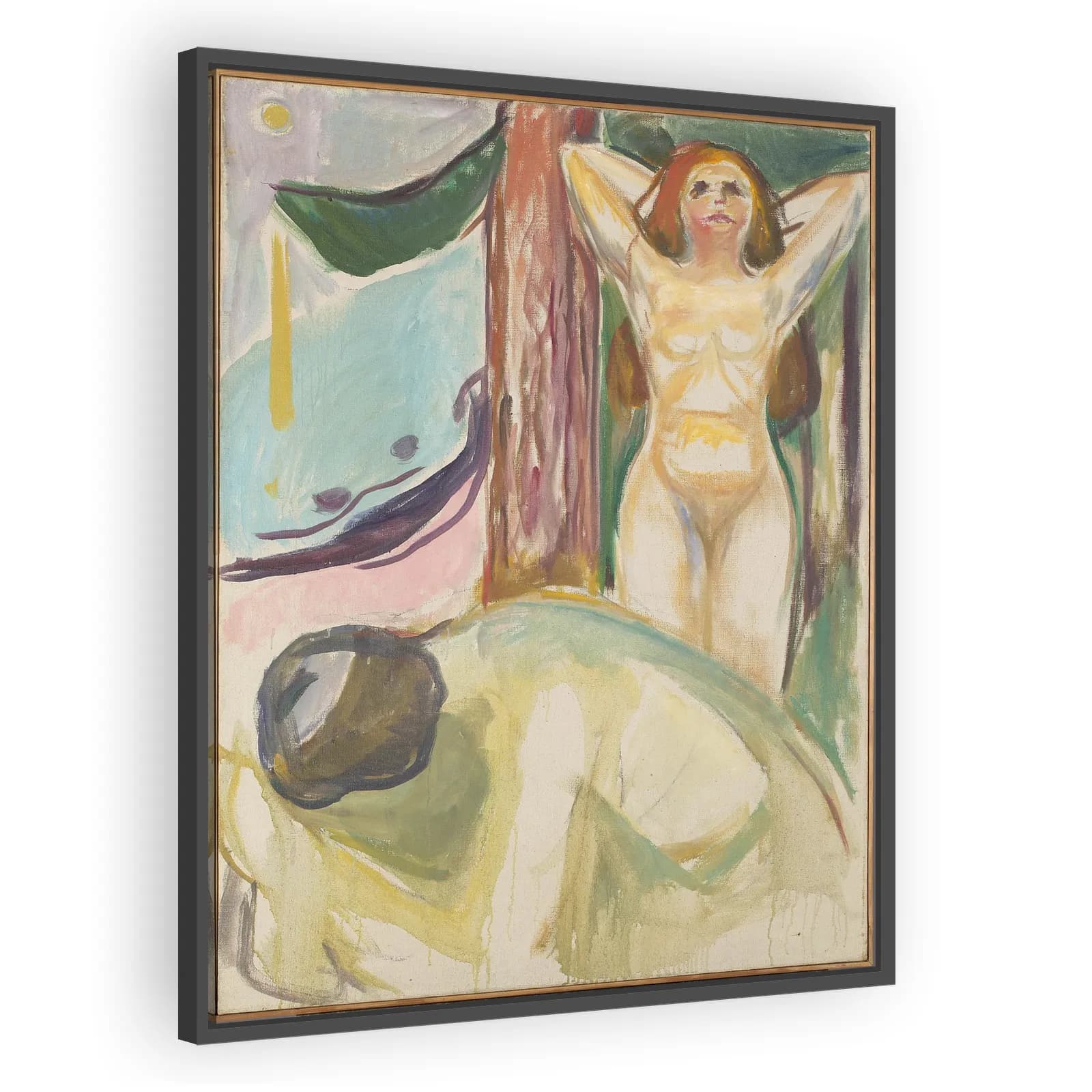 Naked Couple on the Beach by Edvard Munch