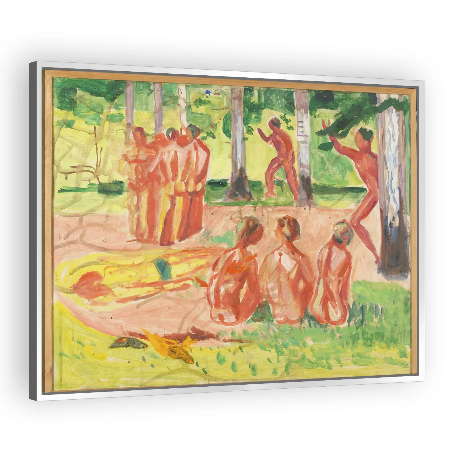 Naked Men in Birch Forest by Edvard Munch - view 4 thumbnail
