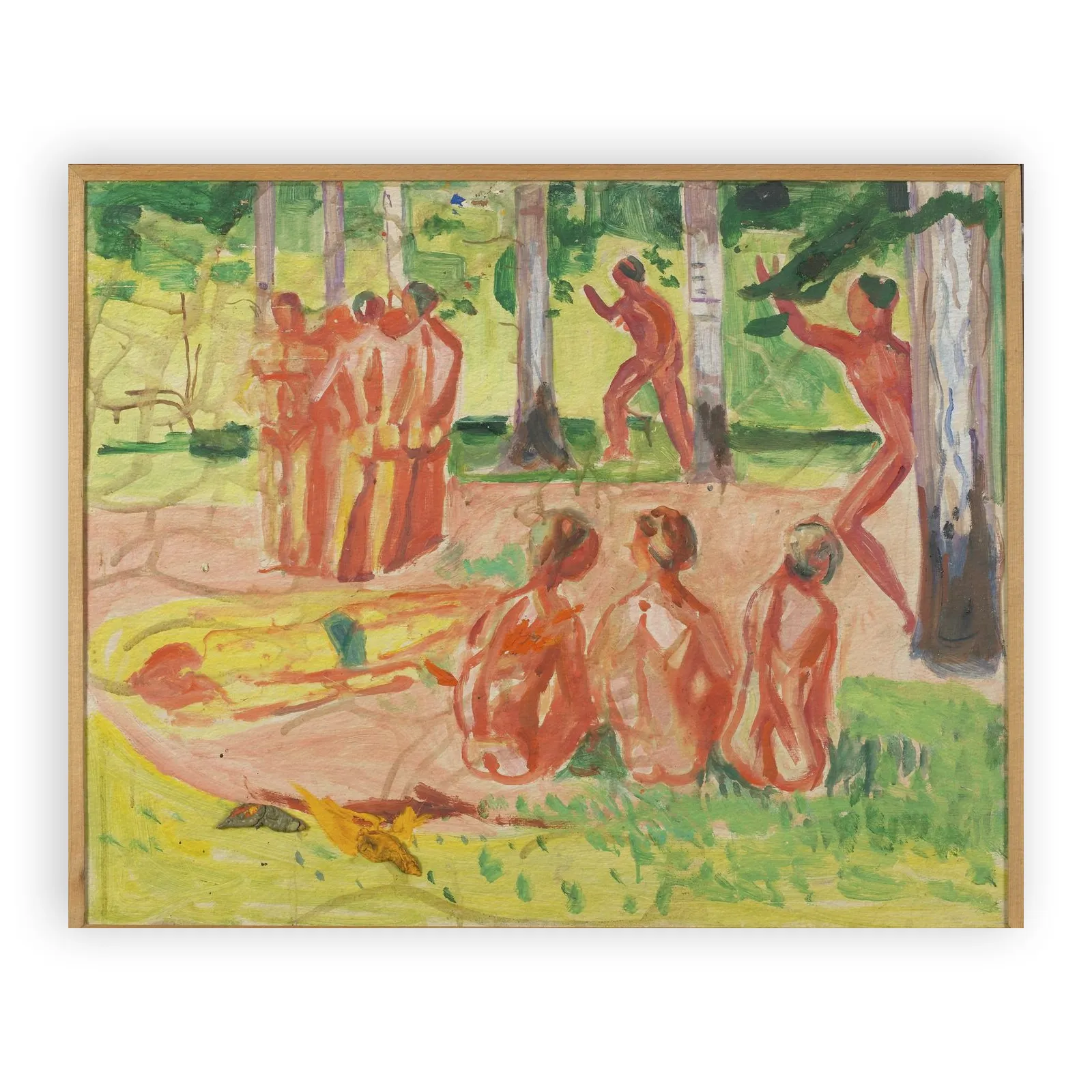 Naked Men in Birch Forest by Edvard Munch - view 6 thumbnail