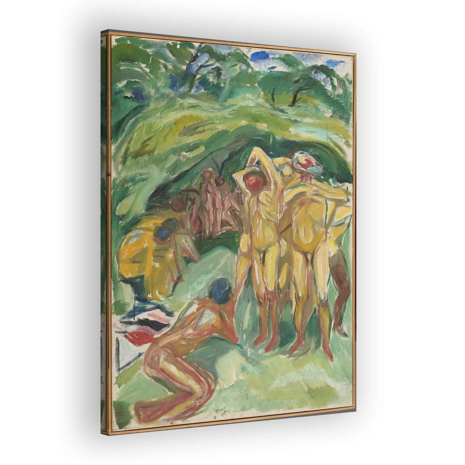 Naked Men in the Woods by Edvard Munch - view 2 thumbnail