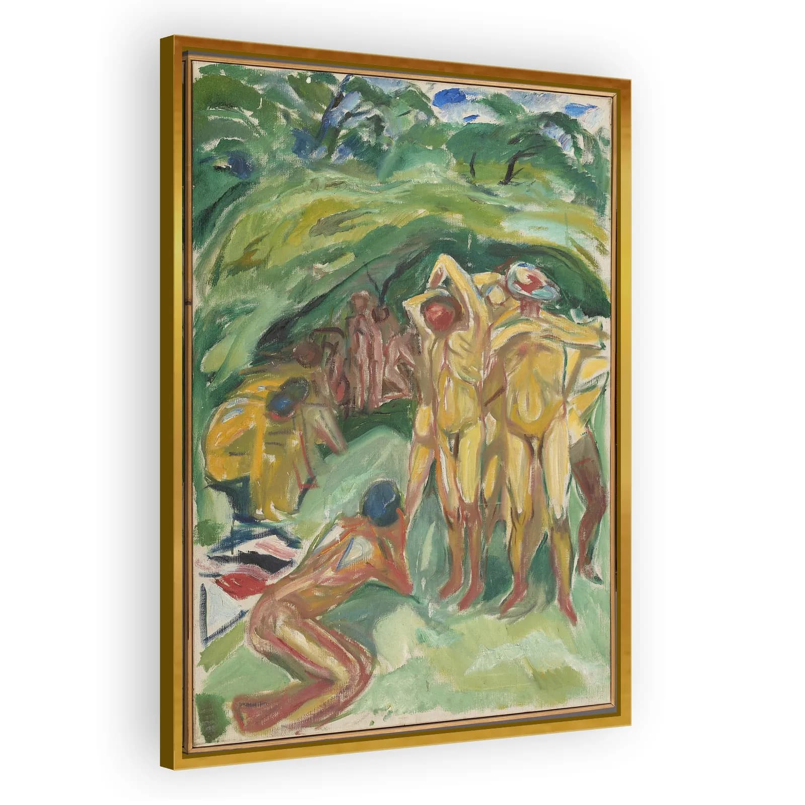 Naked Men in the Woods by Edvard Munch - view 3 thumbnail