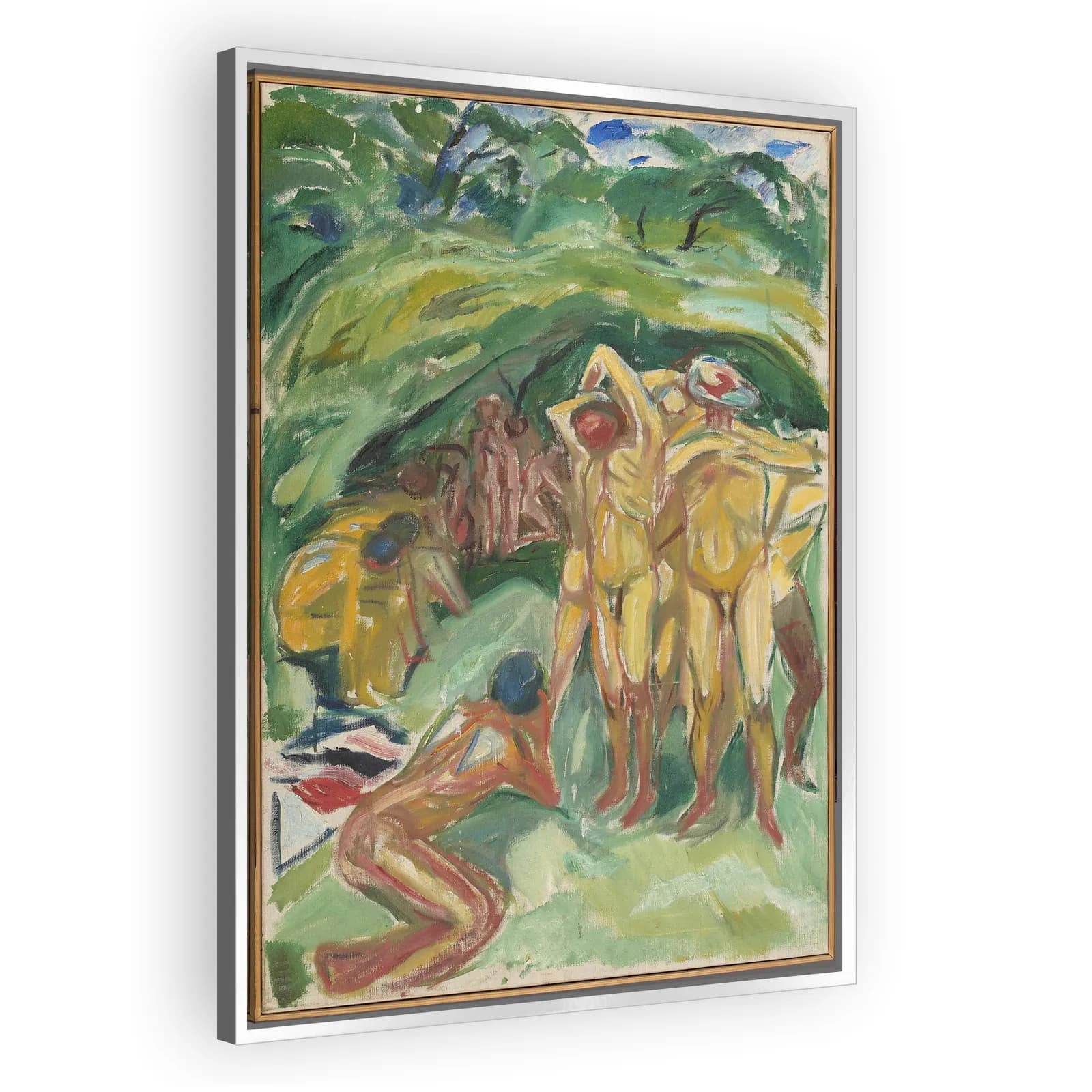 Naked Men in the Woods by Edvard Munch - view 4 thumbnail