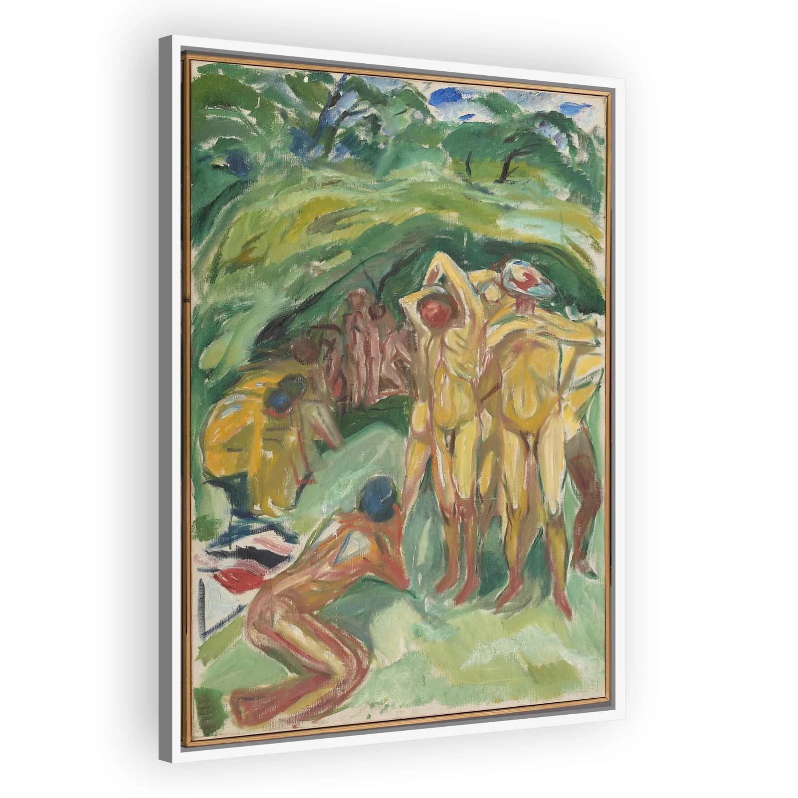 Naked Men in the Woods by Edvard Munch - view 5 thumbnail