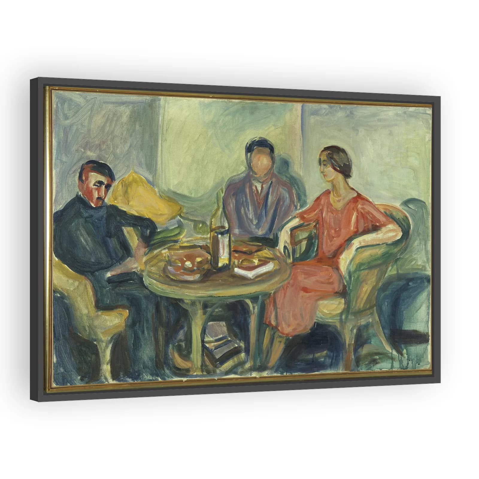 Oslo Bohemians by Edvard Munch