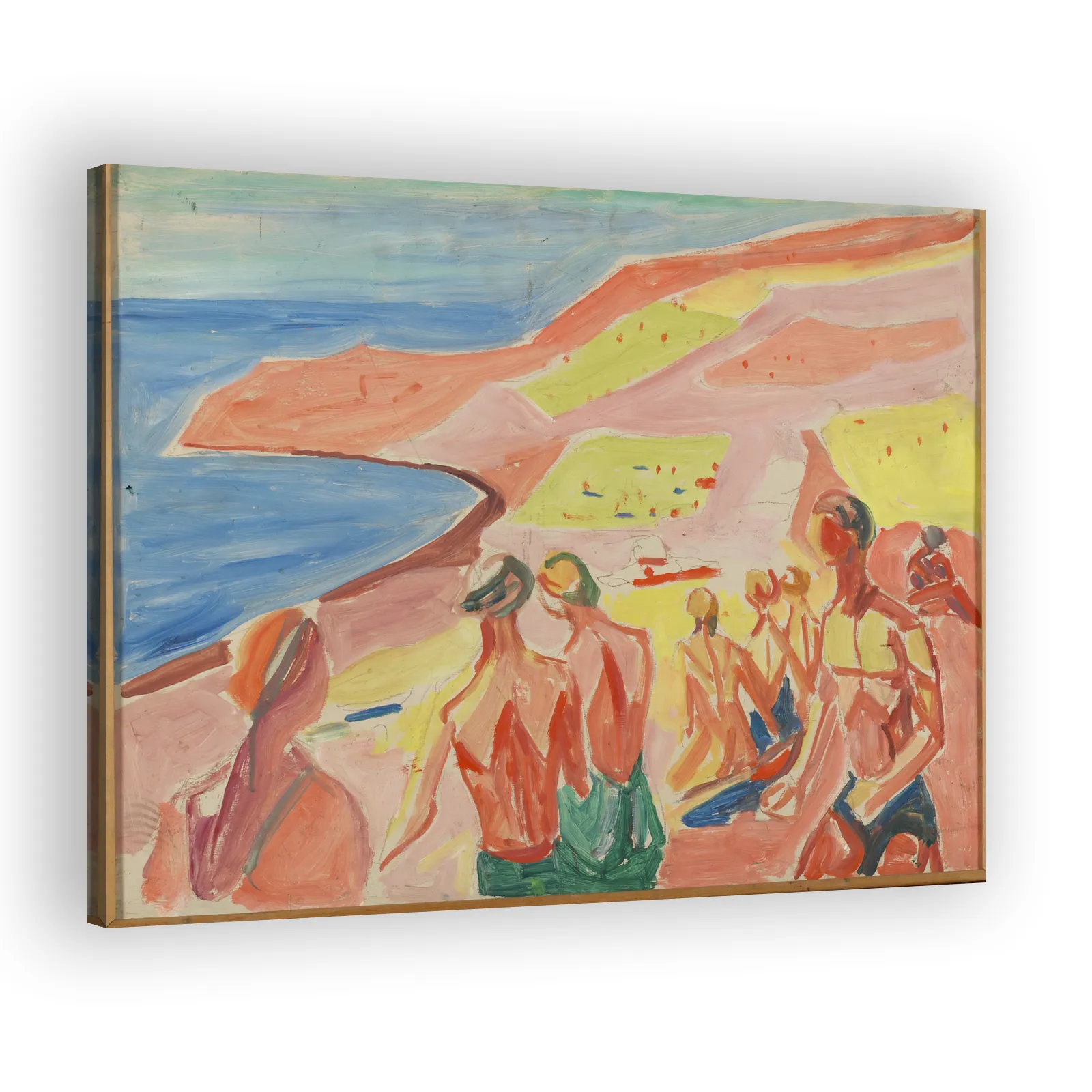People Sunbathing in a Bay by Edvard Munch - view 2 thumbnail