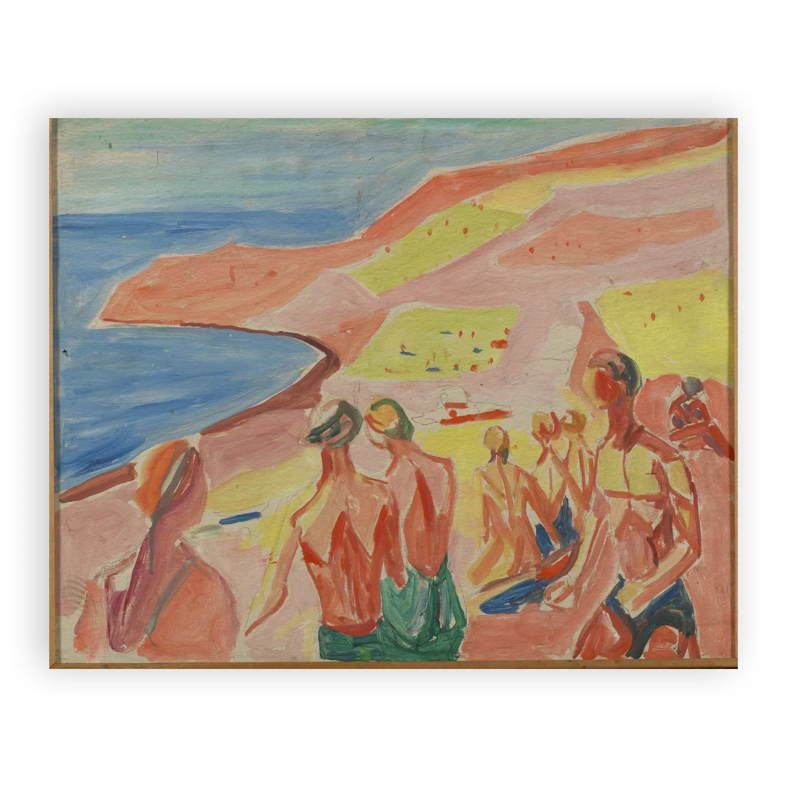 People Sunbathing in a Bay by Edvard Munch - view 6 thumbnail