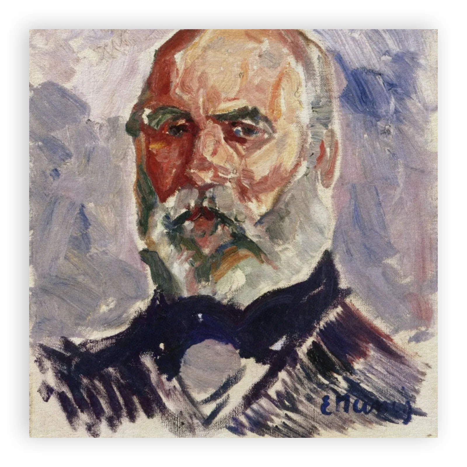 Portrait of an Old Man by Edvard Munch - view 6 thumbnail