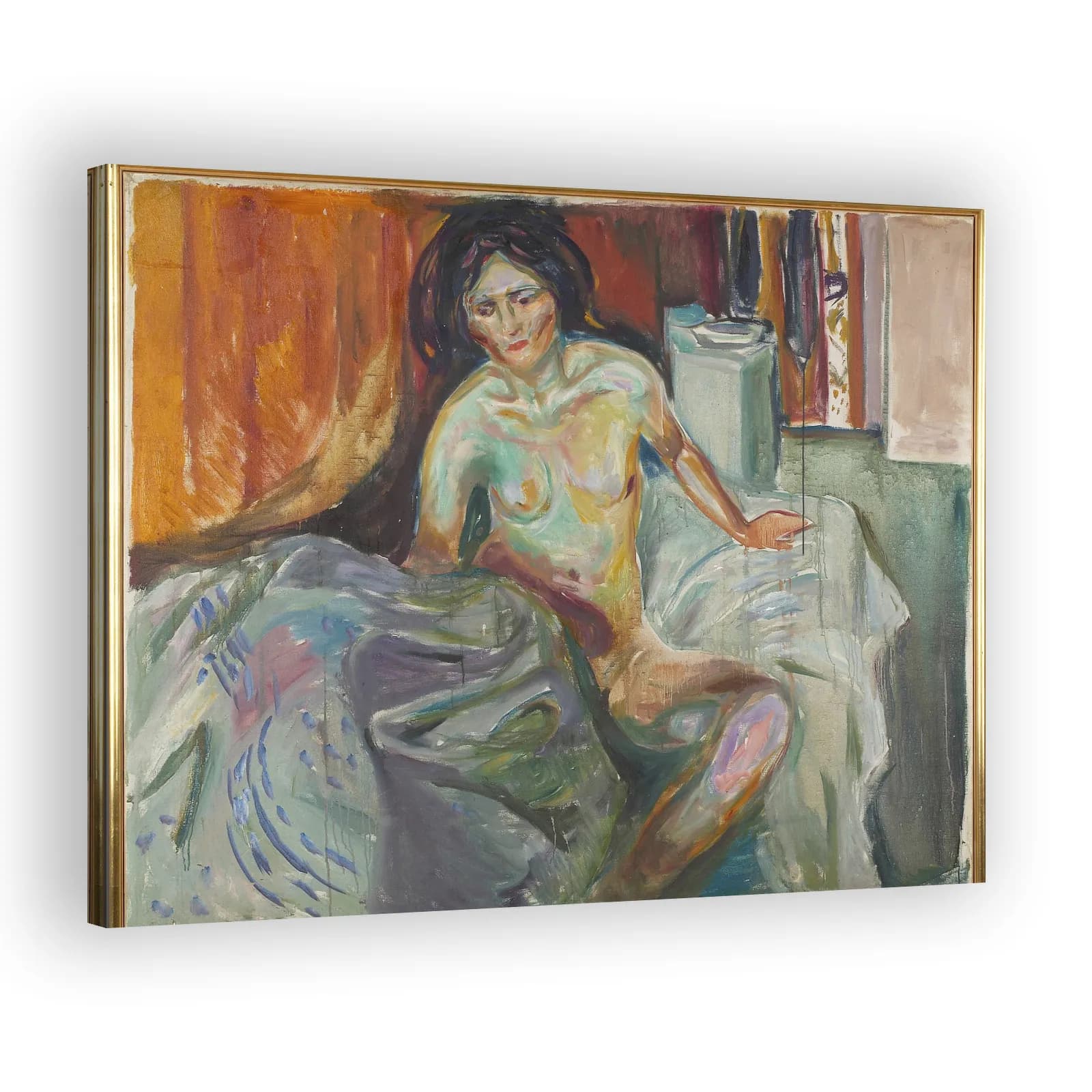Seated Nude: Morning by Edvard Munch - view 2 thumbnail