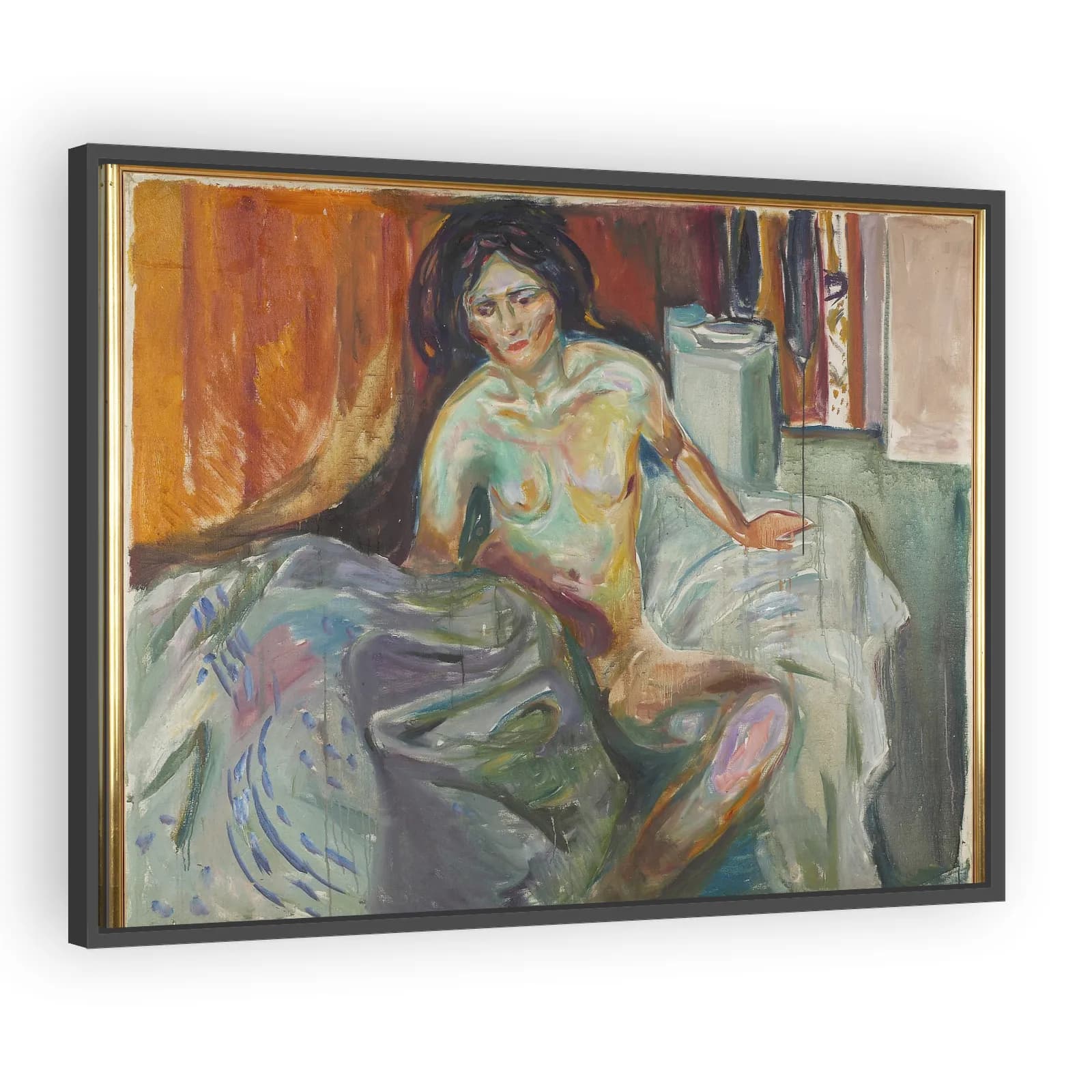 Seated Nude: Morning by Edvard Munch