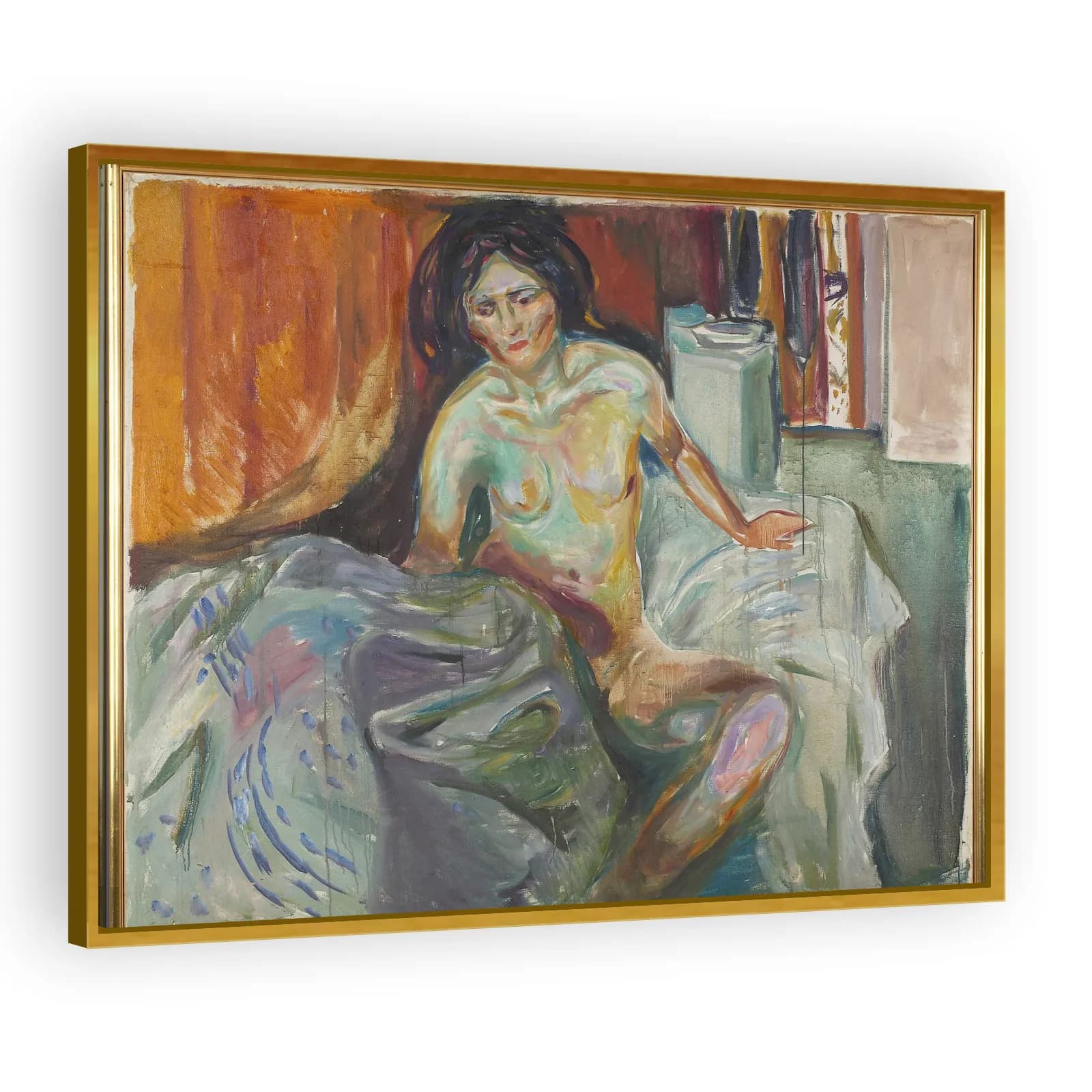 Seated Nude: Morning by Edvard Munch - view 3 thumbnail