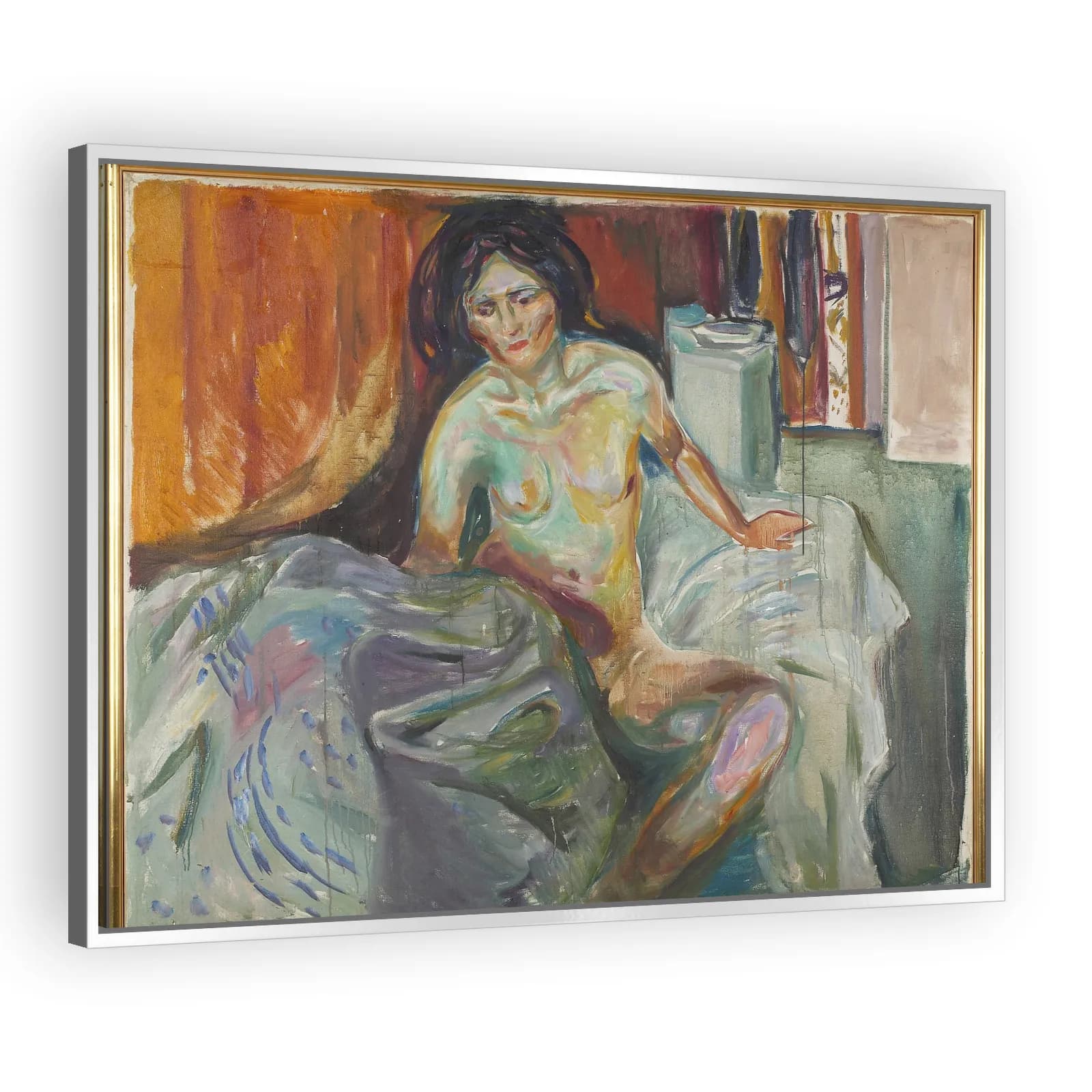 Seated Nude: Morning by Edvard Munch - view 4 thumbnail