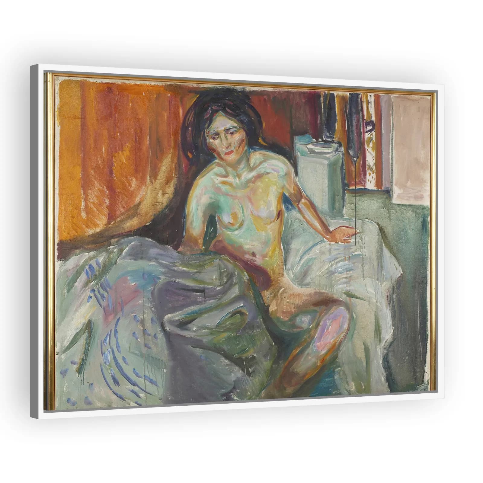 Seated Nude: Morning by Edvard Munch - view 5 thumbnail