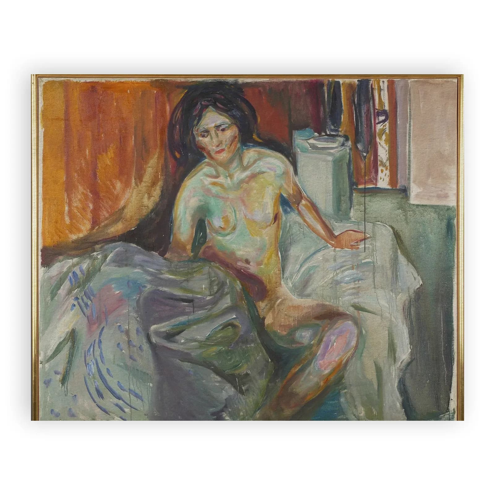 Seated Nude: Morning by Edvard Munch - view 6 thumbnail