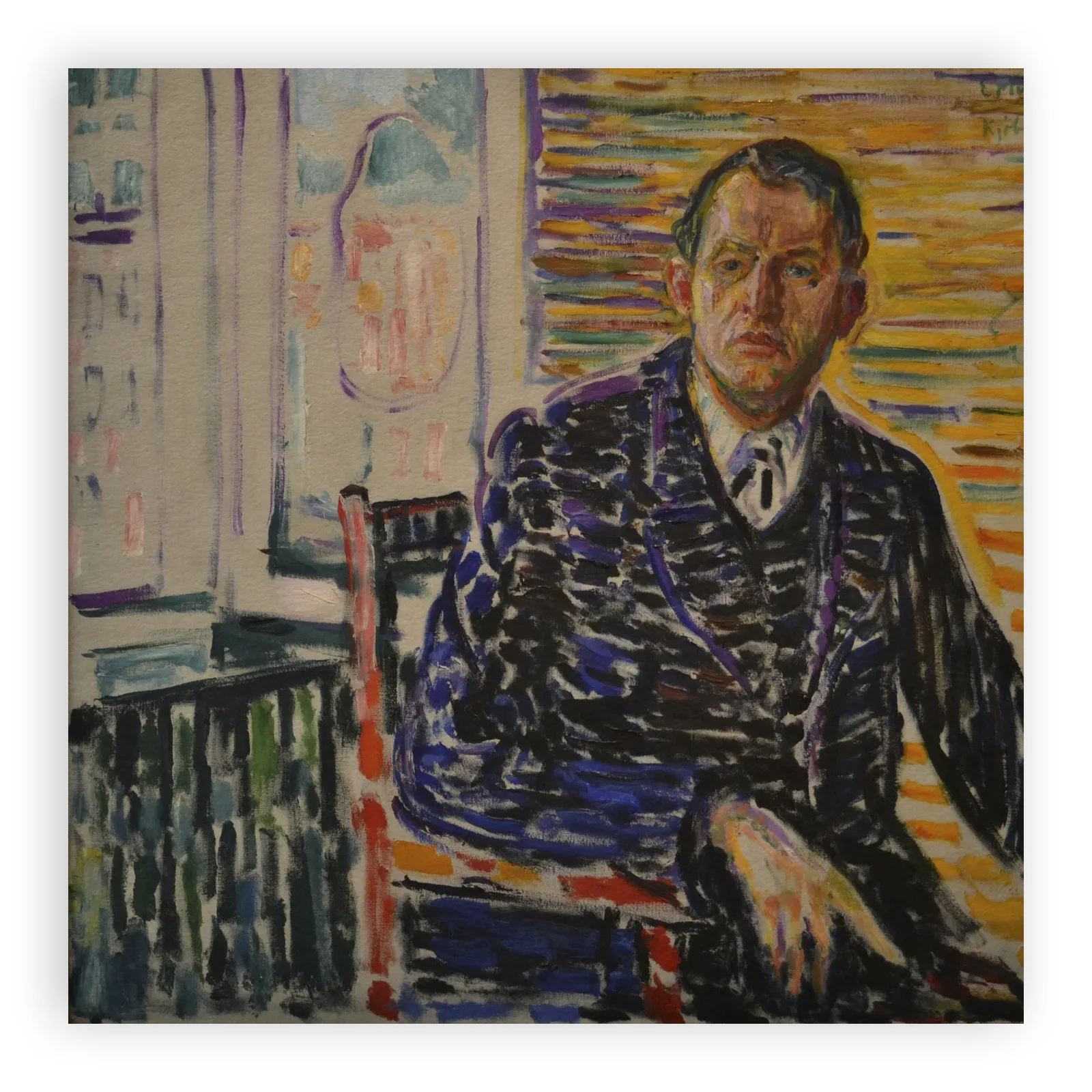 Self-Portrait in the Clinic by Edvard Munch - view 6 thumbnail