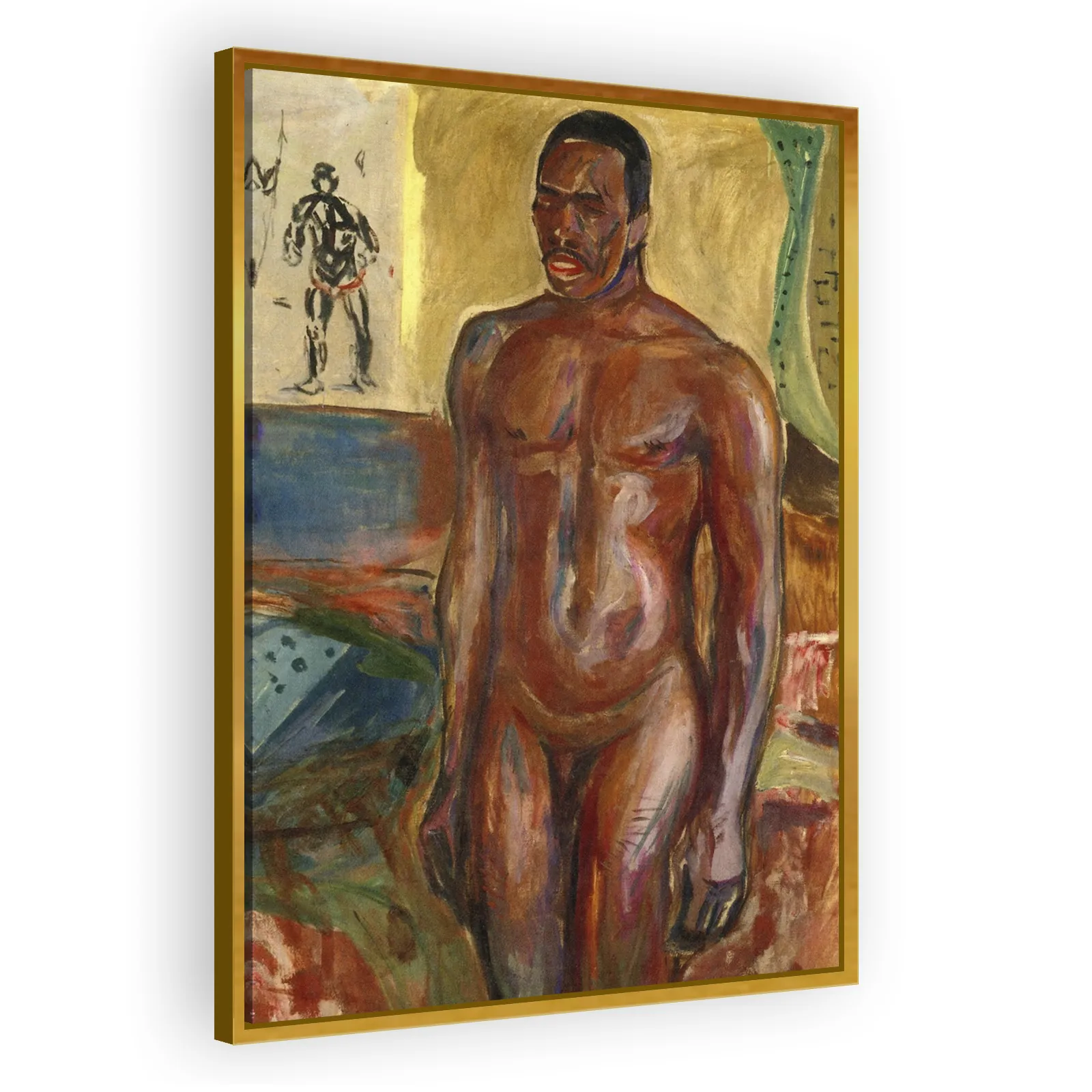 Standing Naked African by Edvard Munch - view 3 thumbnail