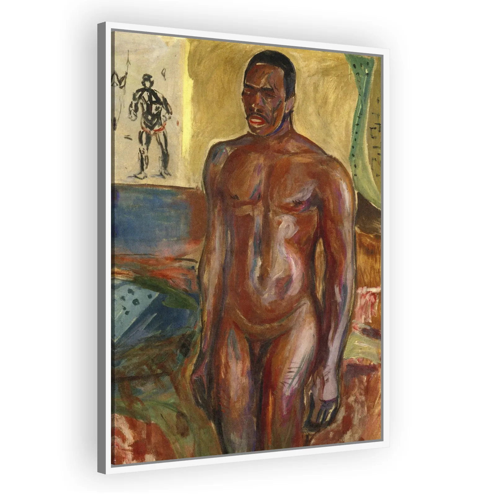 Standing Naked African by Edvard Munch - view 5 thumbnail