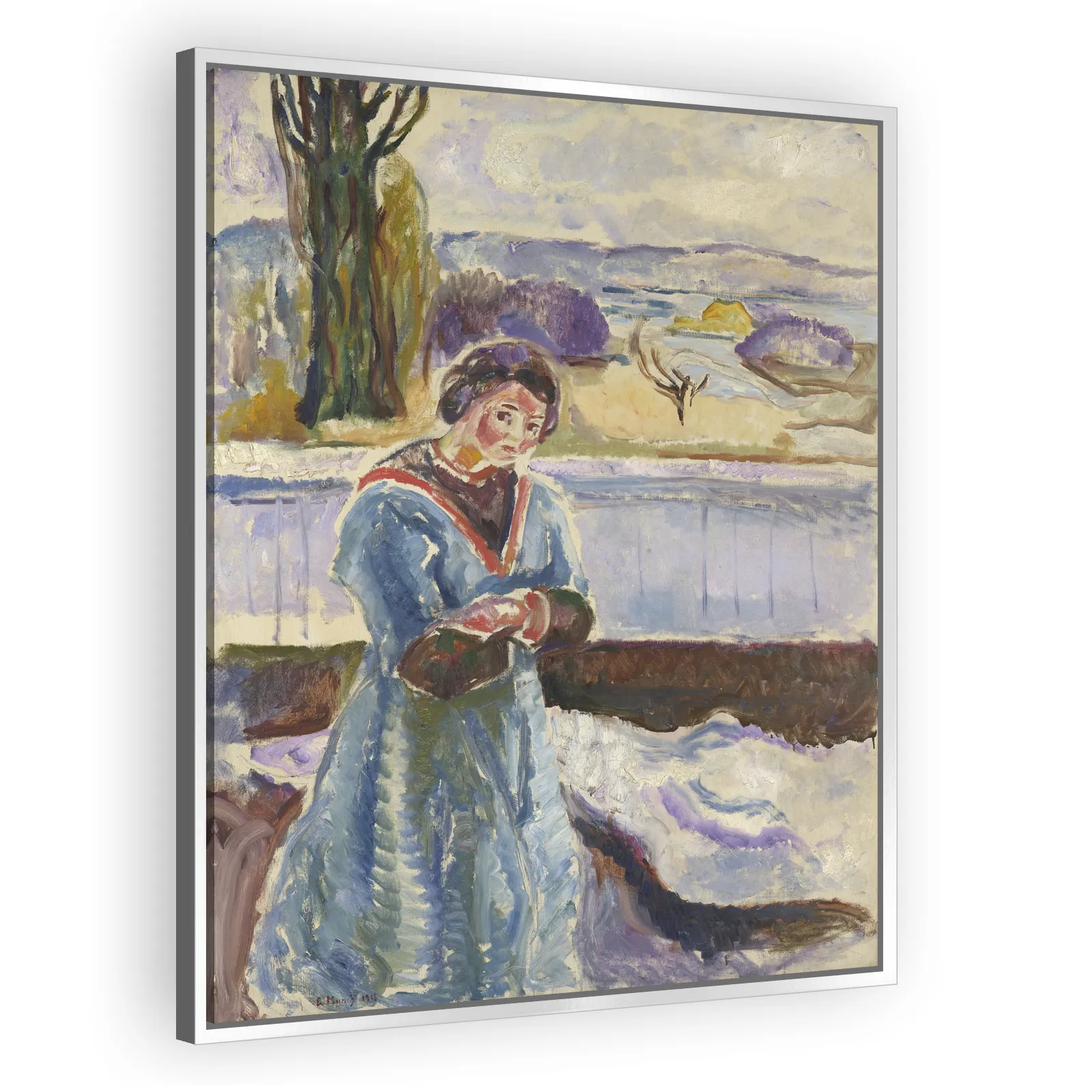 Standing Woman with Arms Folded by Edvard Munch - view 4 thumbnail