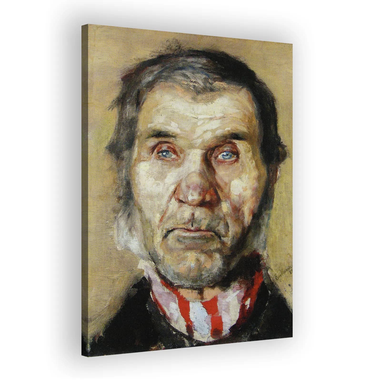 Study of an Old Man's Head by Edvard Munch - view 2 thumbnail