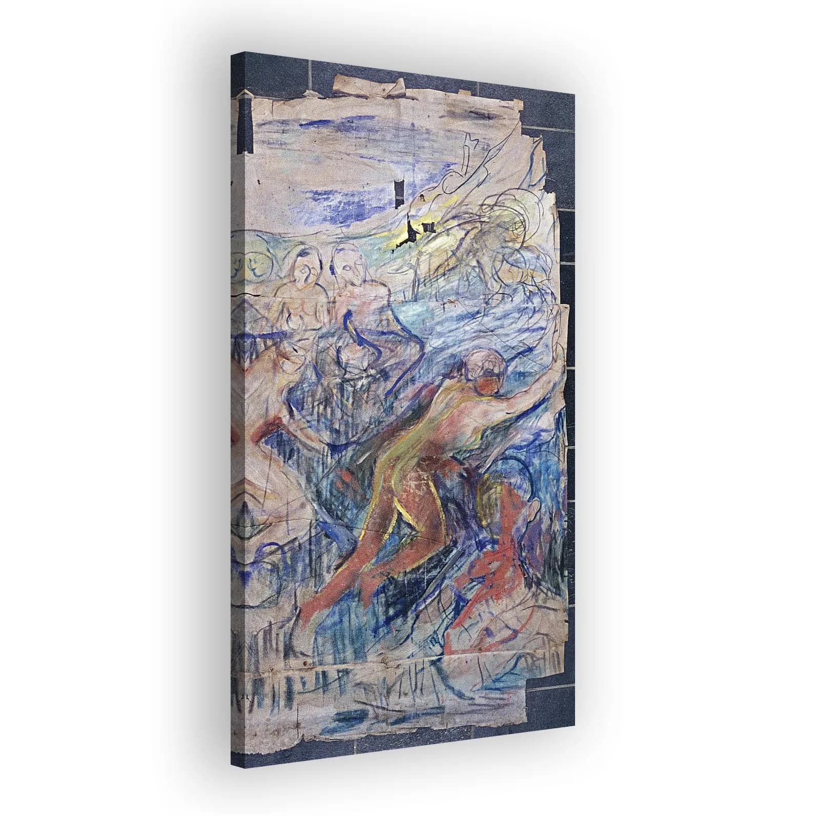 The Human Mountain: Left Upper Part by Edvard Munch - view 2 thumbnail