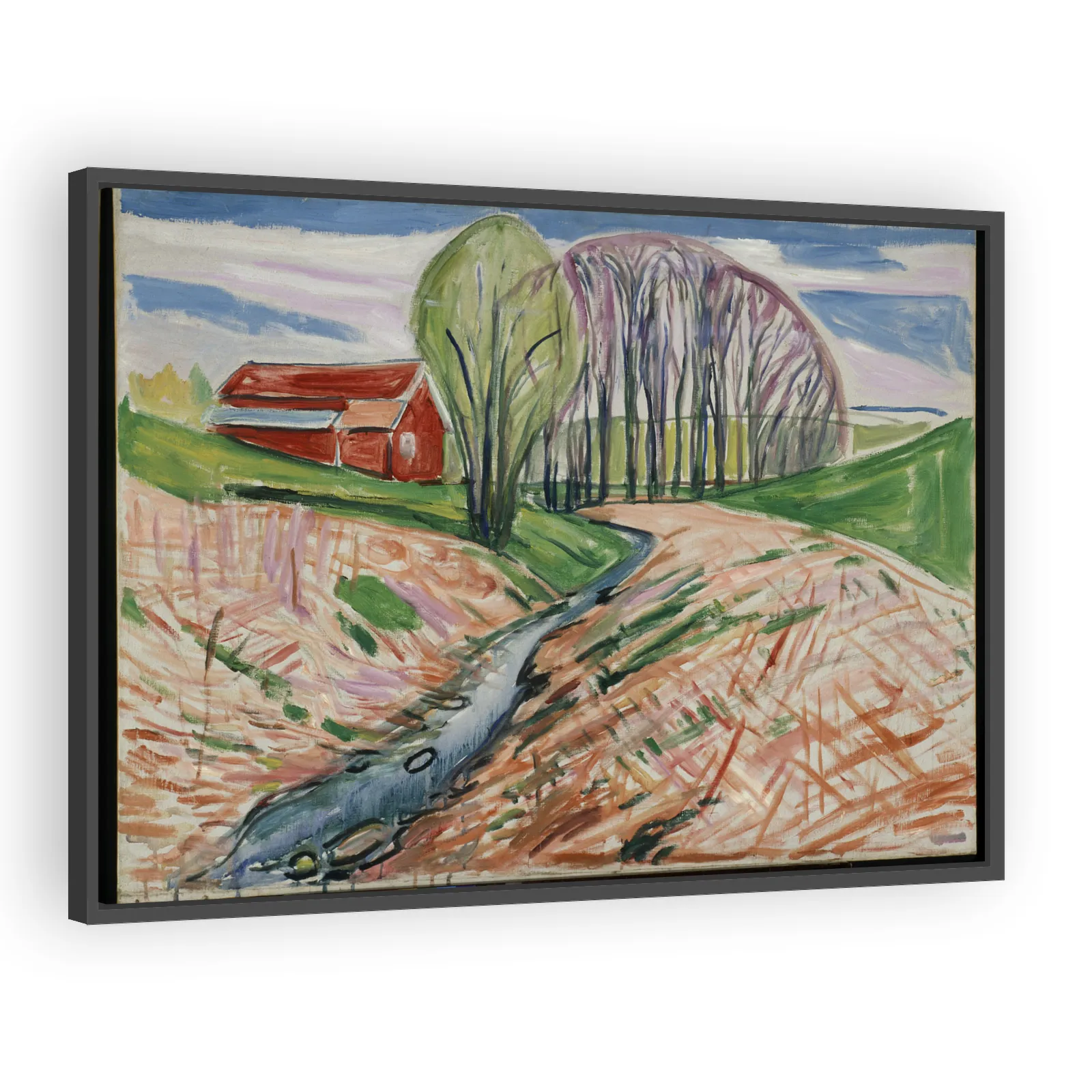 The Red House by Edvard Munch