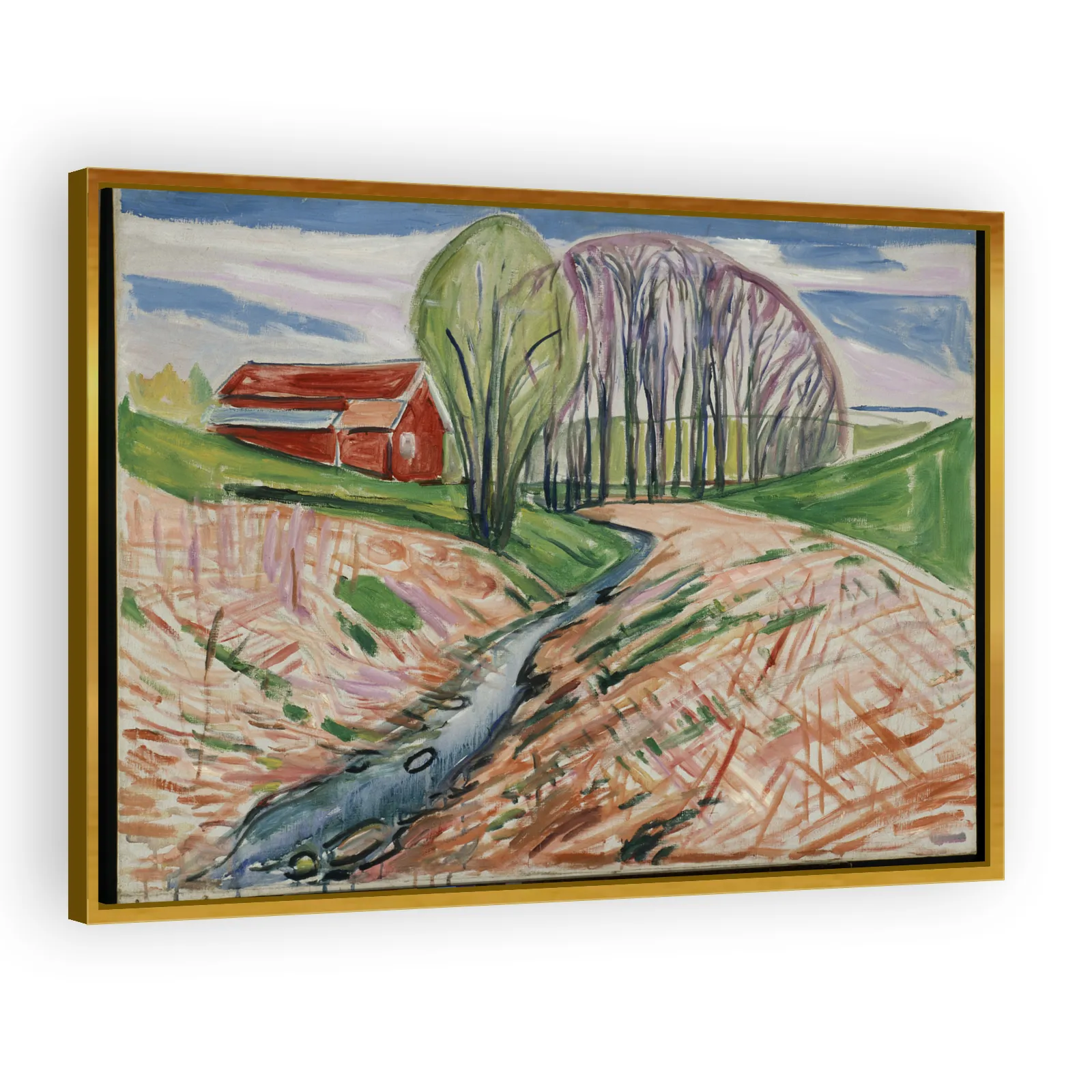 The Red House by Edvard Munch - view 3 thumbnail