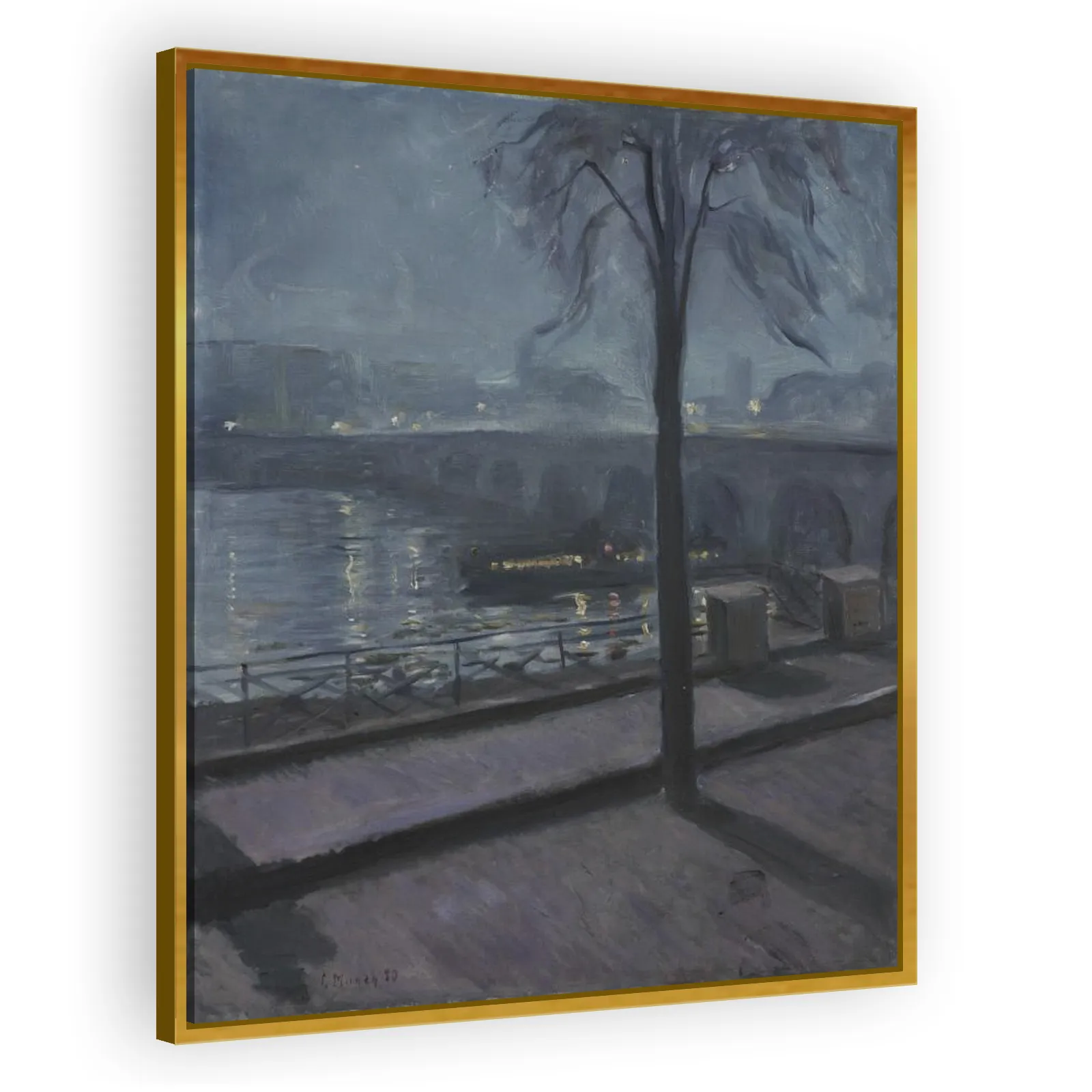 The Seine at Saint-Cloud by Edvard Munch - view 3 thumbnail