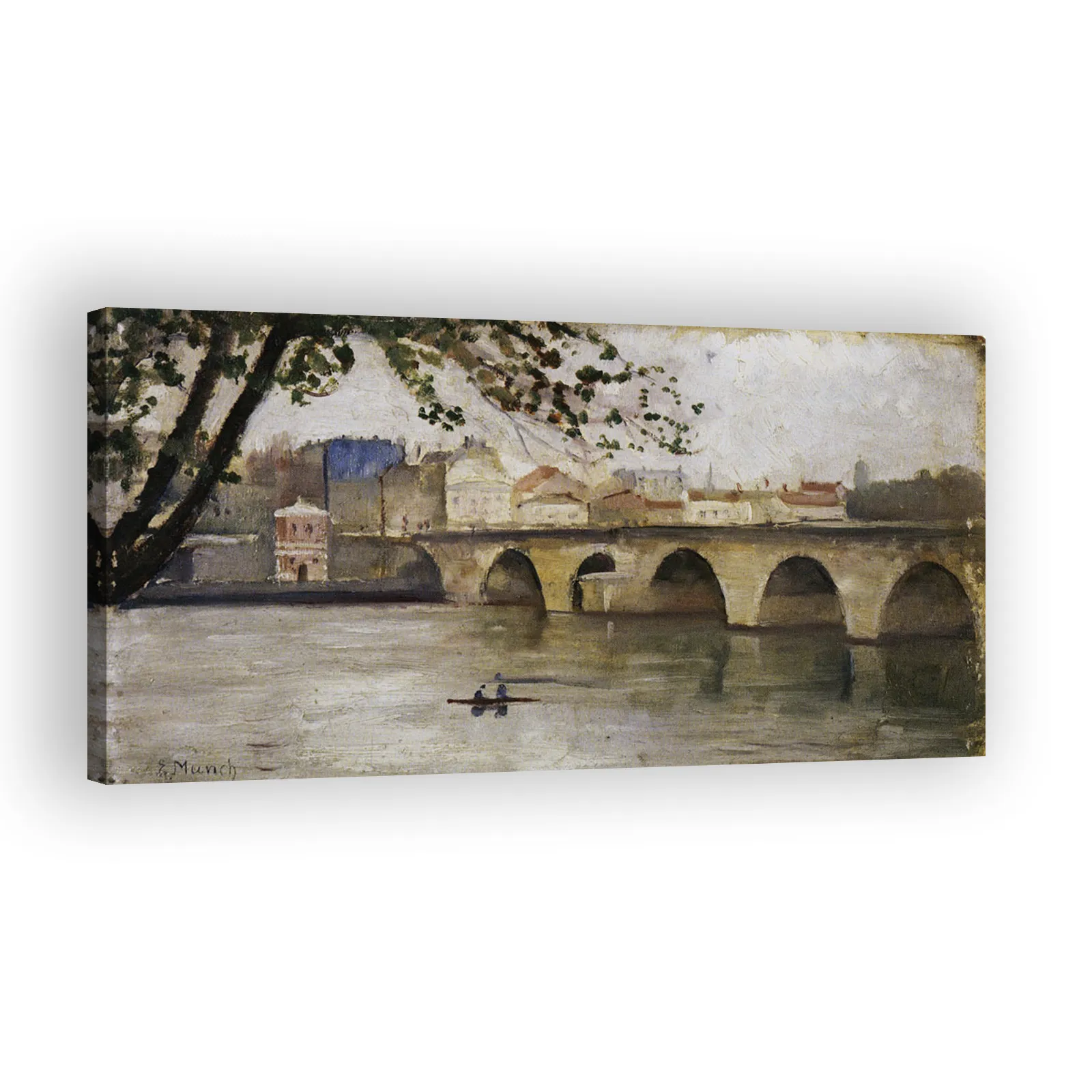 The Seine at Saint-Cloud by Edvard Munch - view 2 thumbnail
