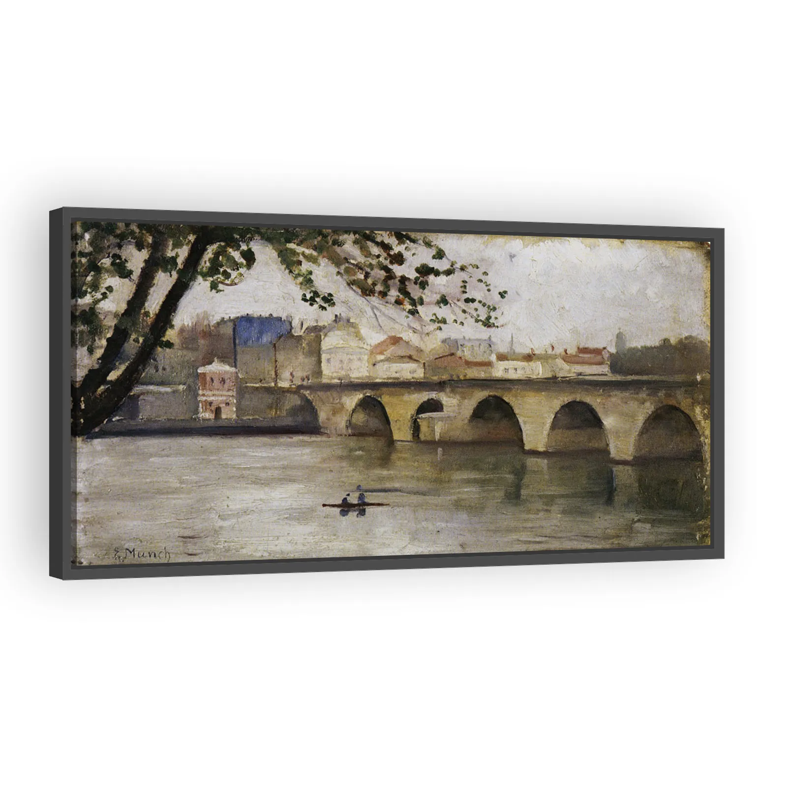 The Seine at Saint-Cloud by Edvard Munch