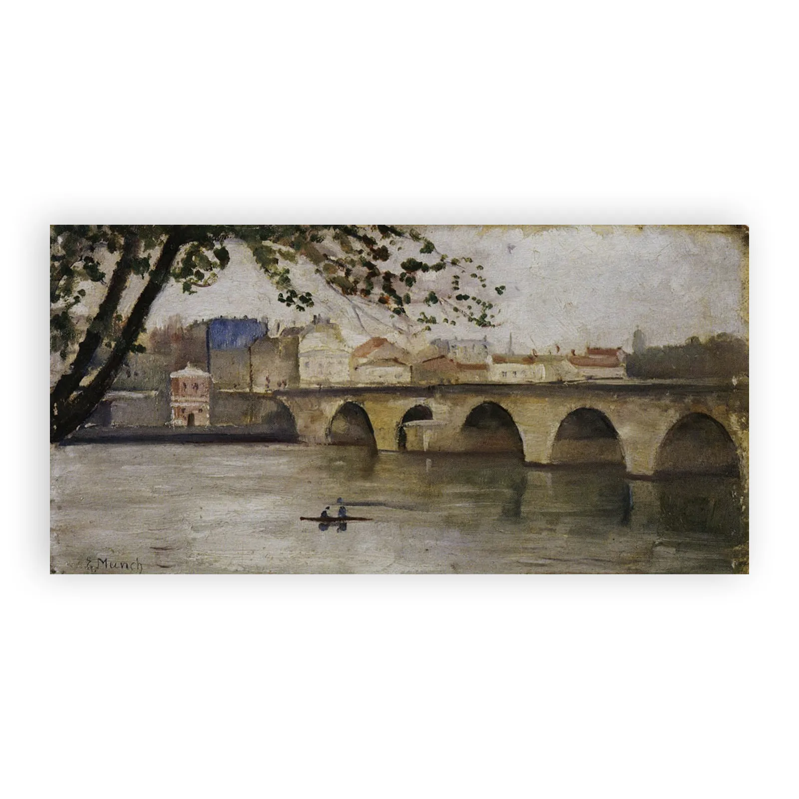 The Seine at Saint-Cloud by Edvard Munch - view 6 thumbnail
