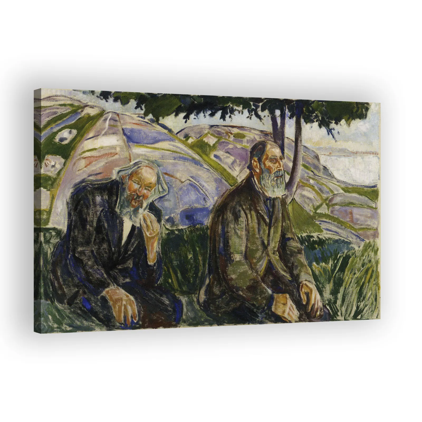Two Old Men by Edvard Munch - view 2 thumbnail