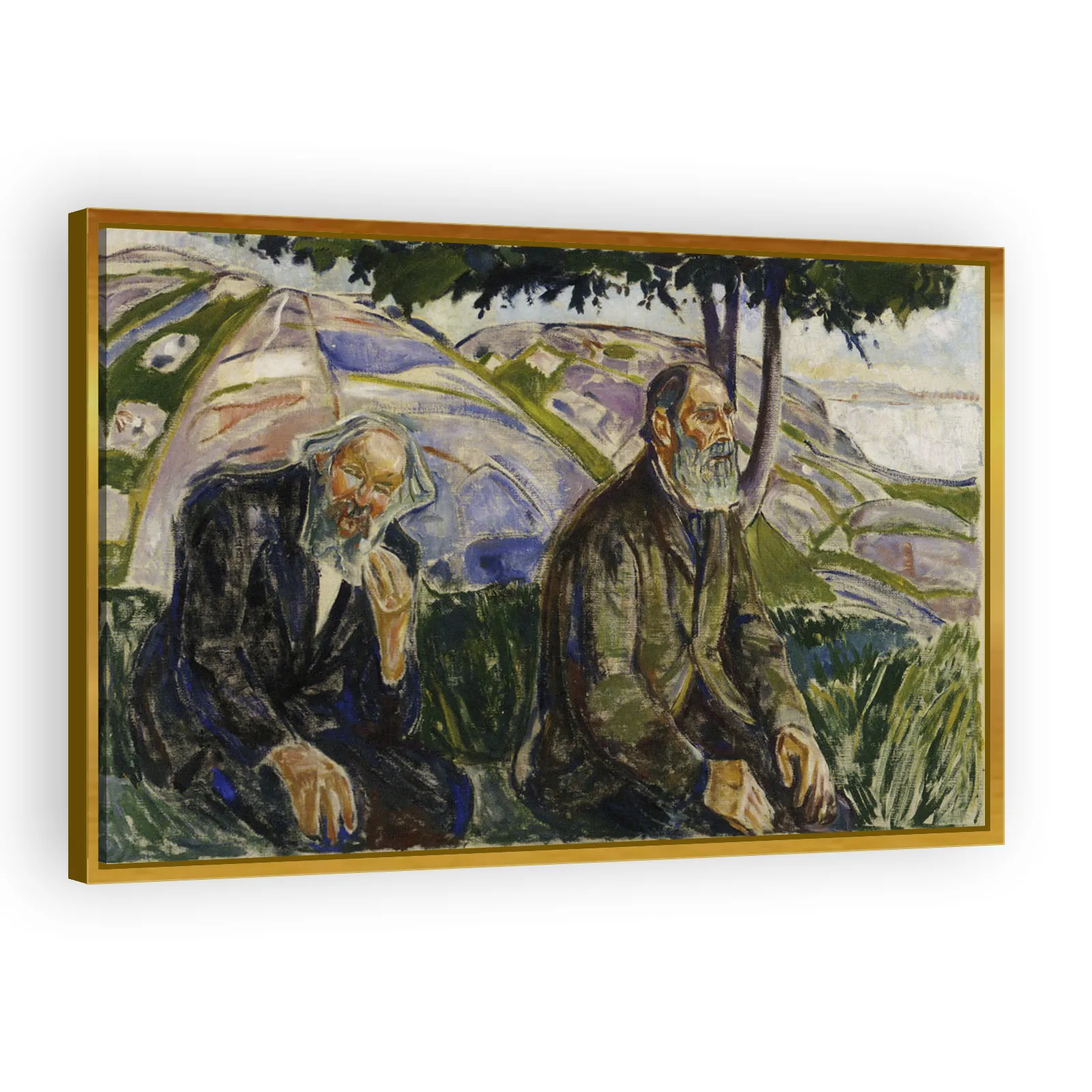 Two Old Men by Edvard Munch - view 3 thumbnail