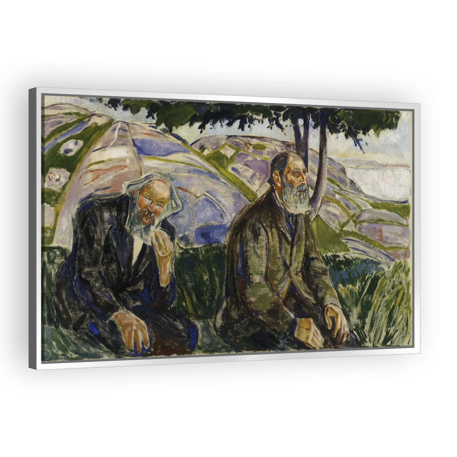 Two Old Men by Edvard Munch - view 4 thumbnail