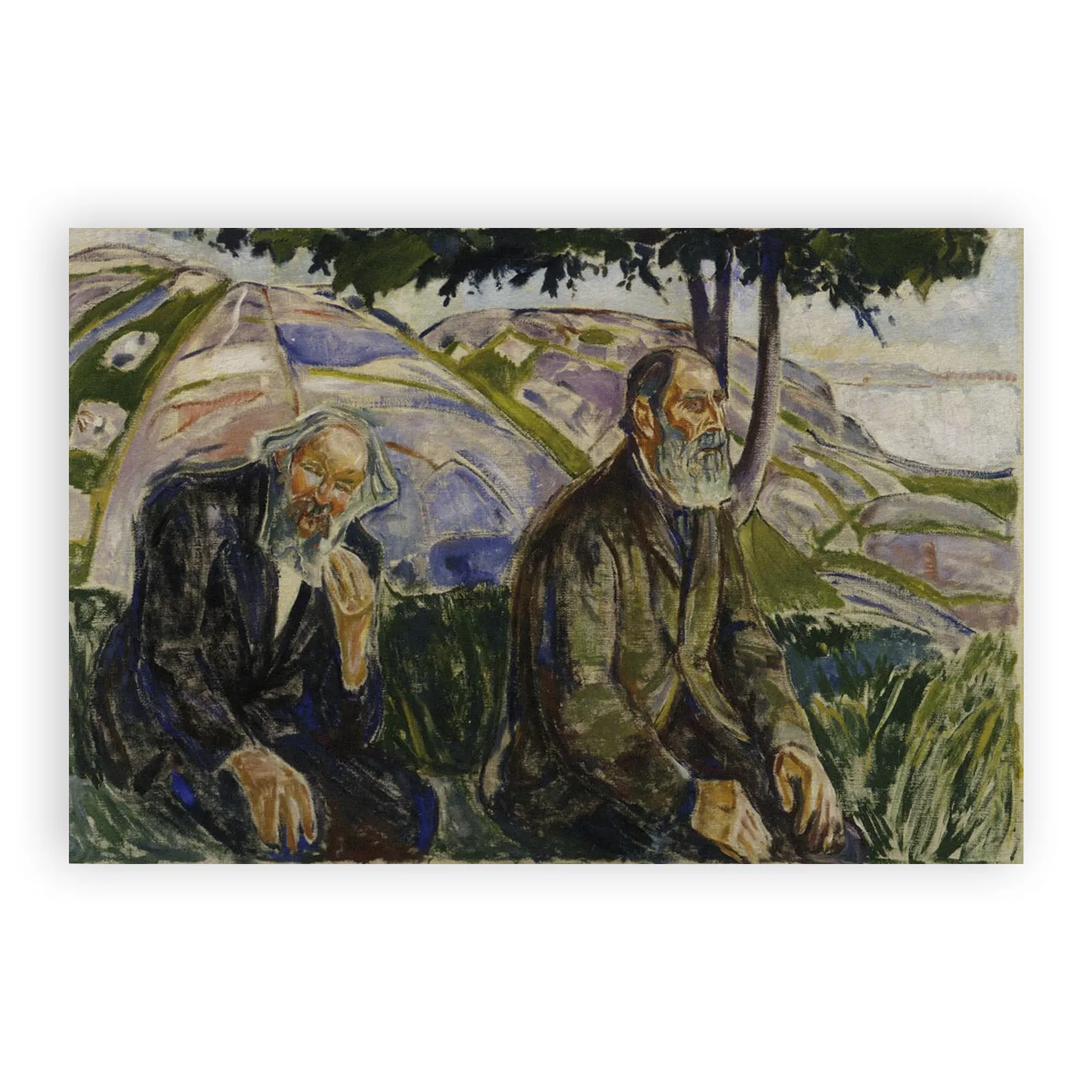 Two Old Men by Edvard Munch - view 6 thumbnail