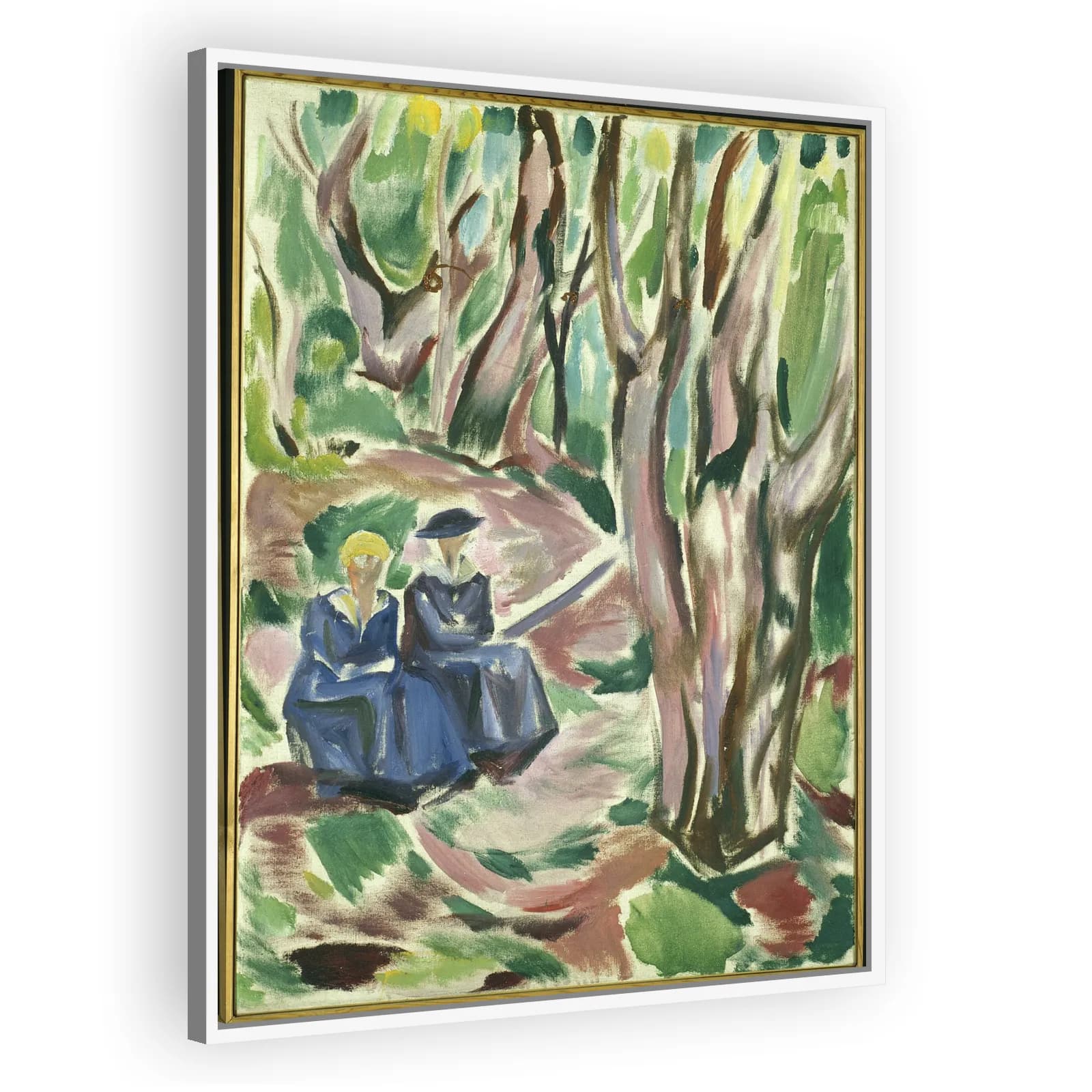 Two Women in the Woods at Ekely by Edvard Munch - view 5 thumbnail