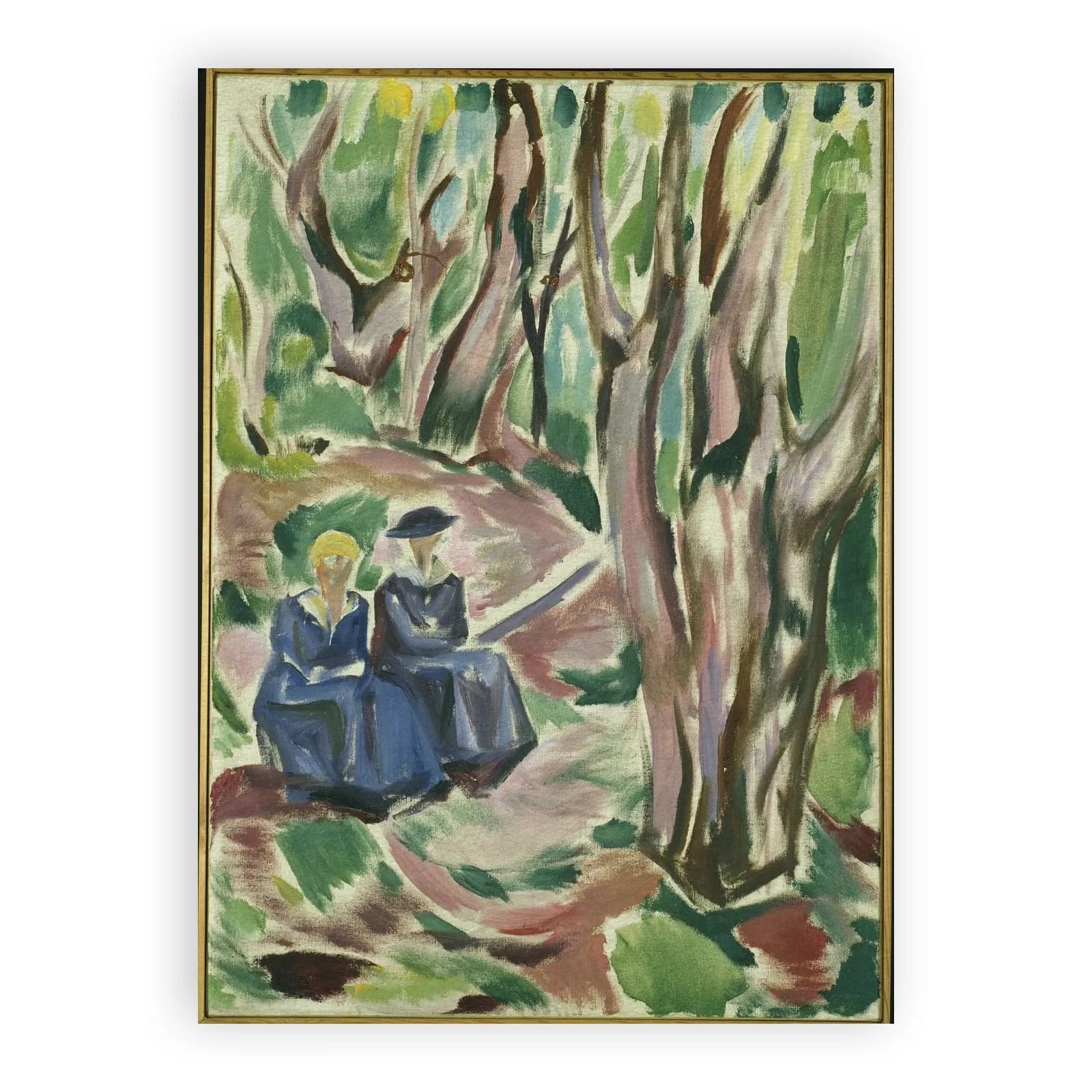 Two Women in the Woods at Ekely by Edvard Munch - view 6 thumbnail