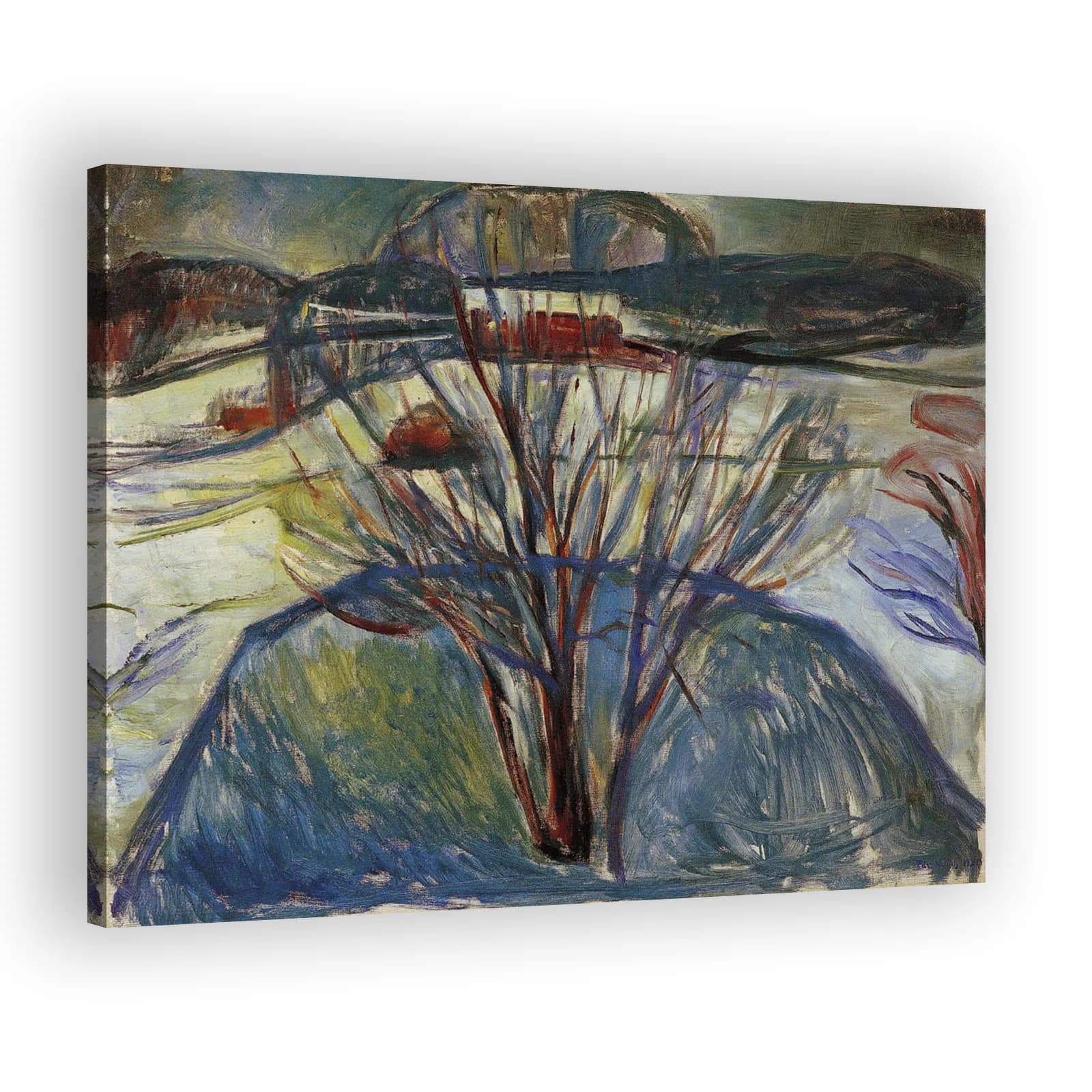 Winter Night by Edvard Munch - view 2 thumbnail
