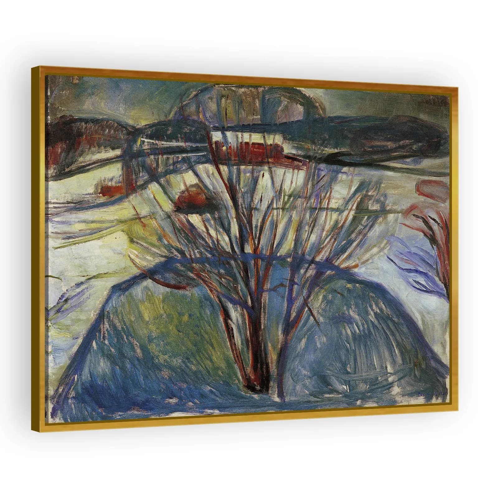 Winter Night by Edvard Munch - view 3 thumbnail