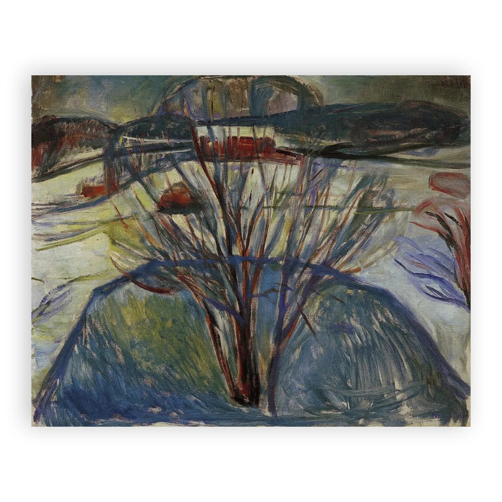 Winter Night by Edvard Munch - view 6 thumbnail
