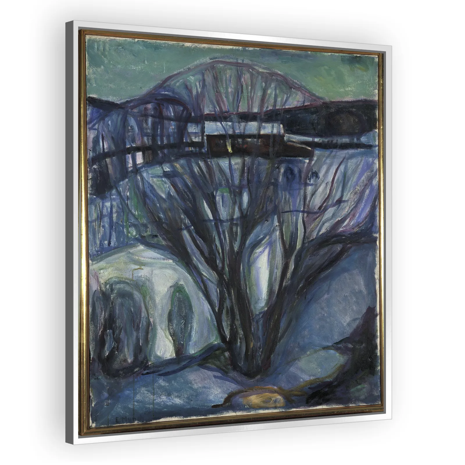 Winter Night by Edvard Munch - view 4 thumbnail
