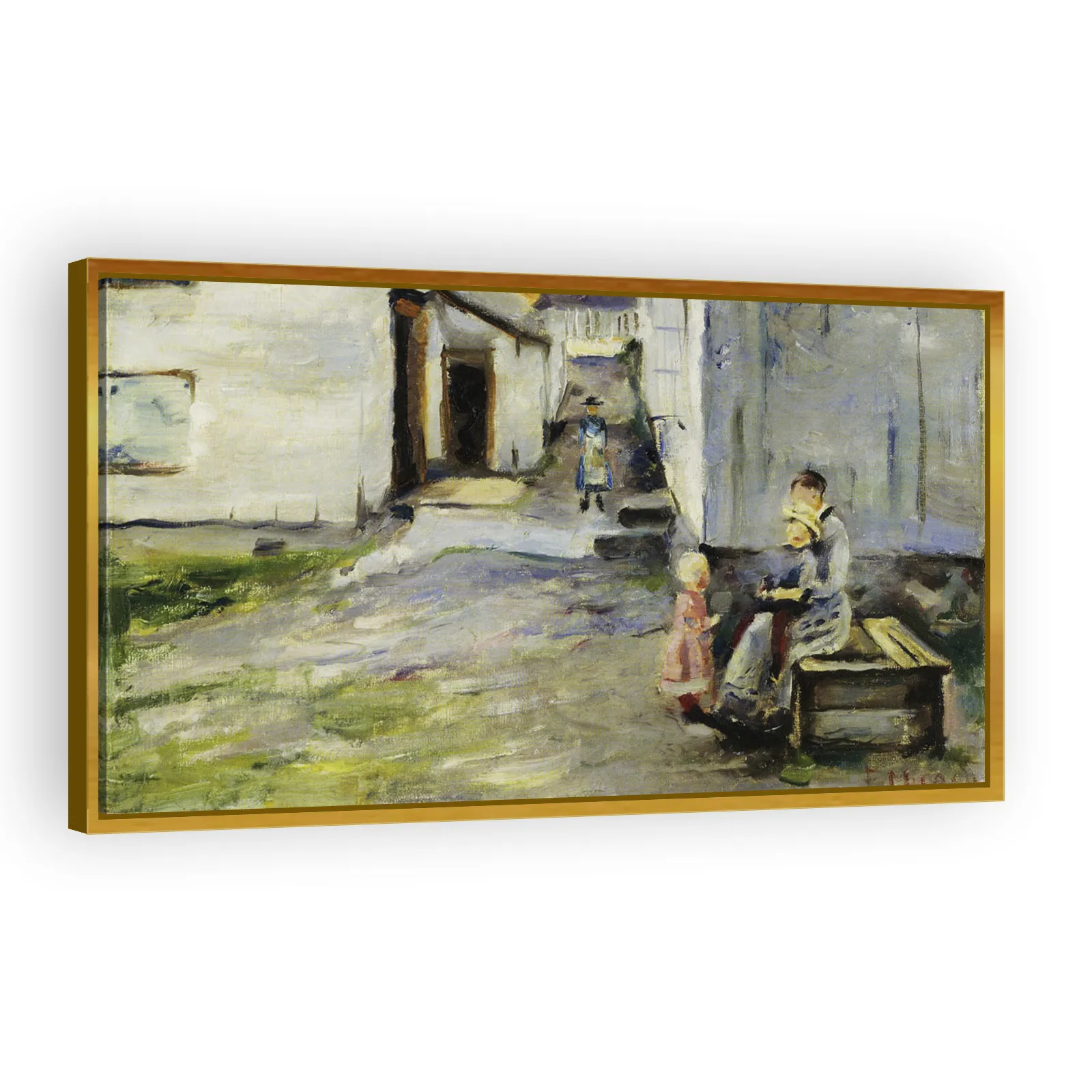 Woman and Children in Arendal by Edvard Munch - view 3 thumbnail