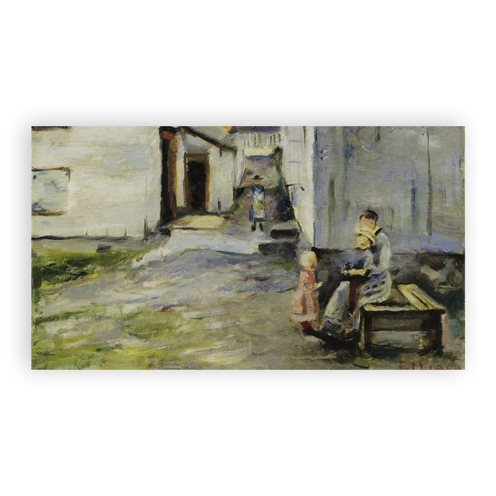 Woman and Children in Arendal by Edvard Munch - view 6 thumbnail