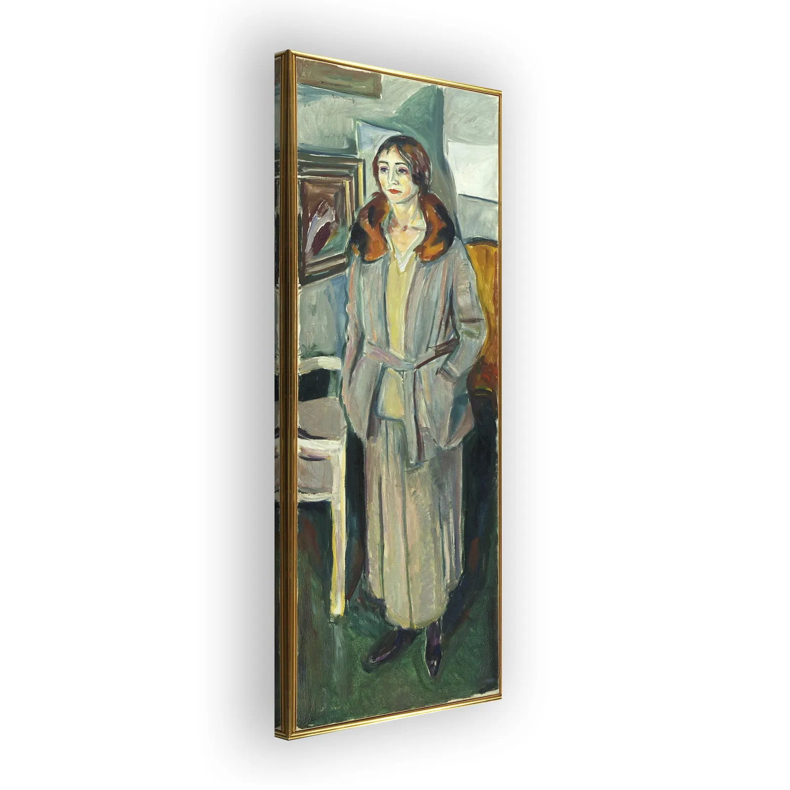 Woman in Grey by Edvard Munch - view 2 thumbnail