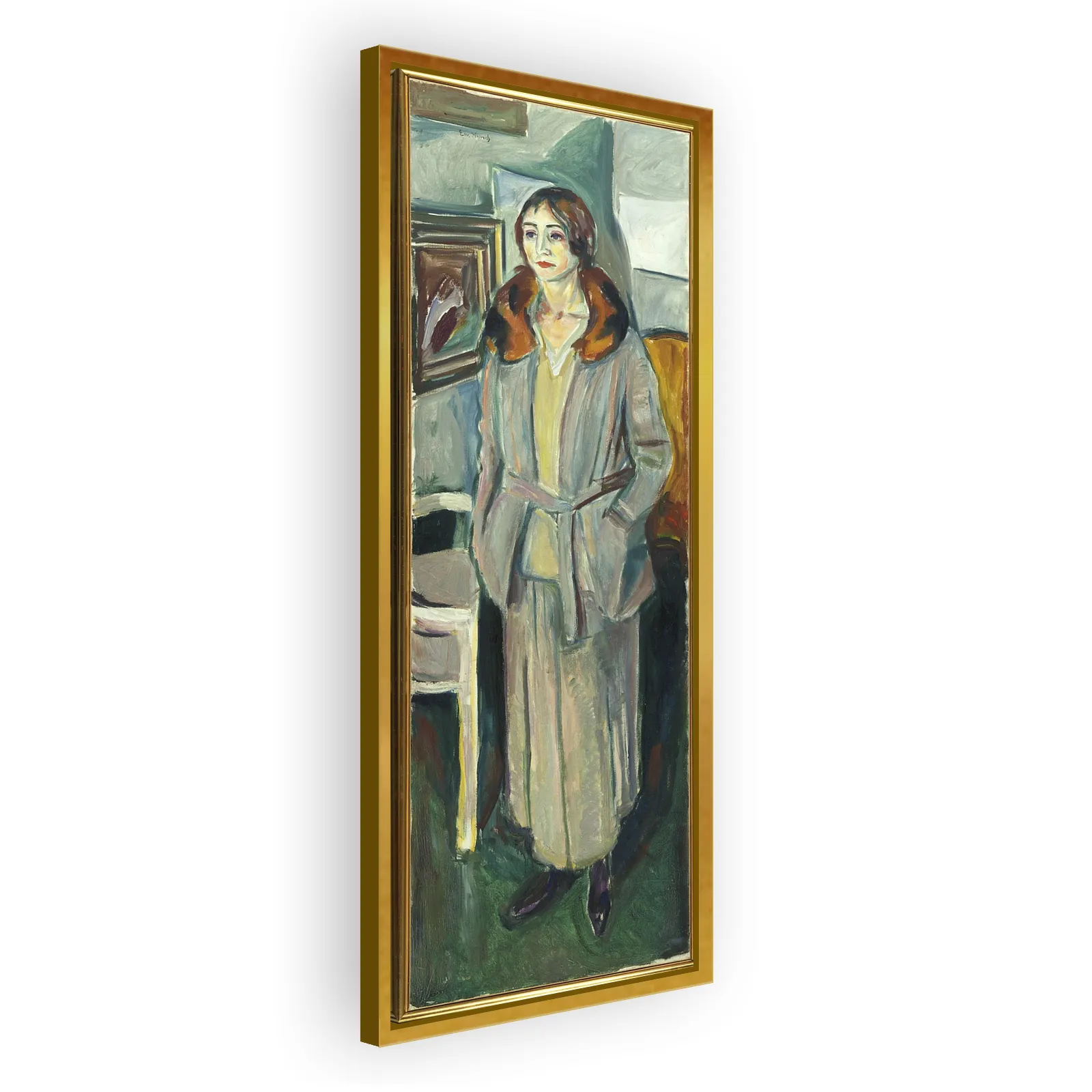 Woman in Grey by Edvard Munch - view 3 thumbnail