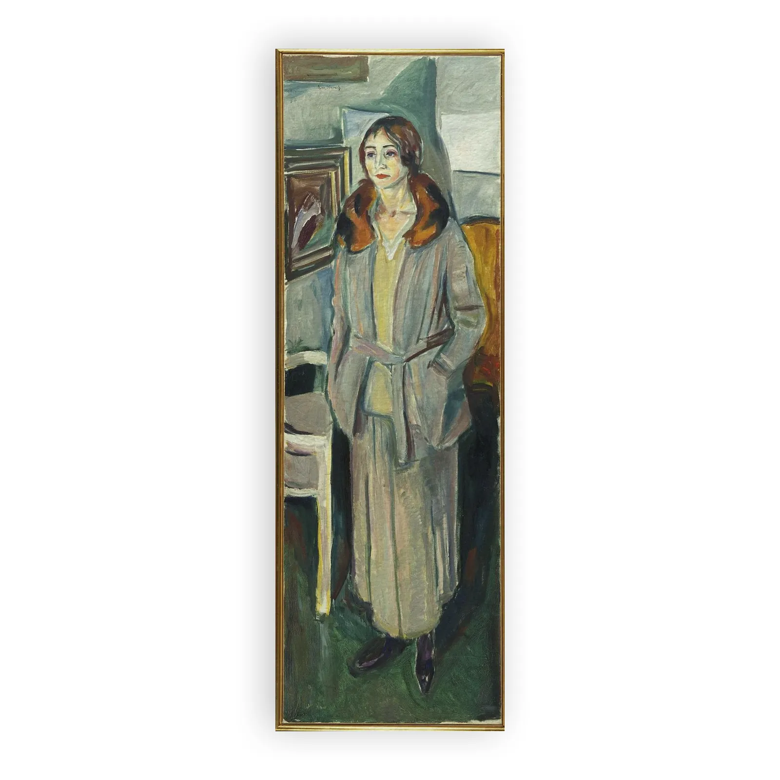 Woman in Grey by Edvard Munch - view 6 thumbnail