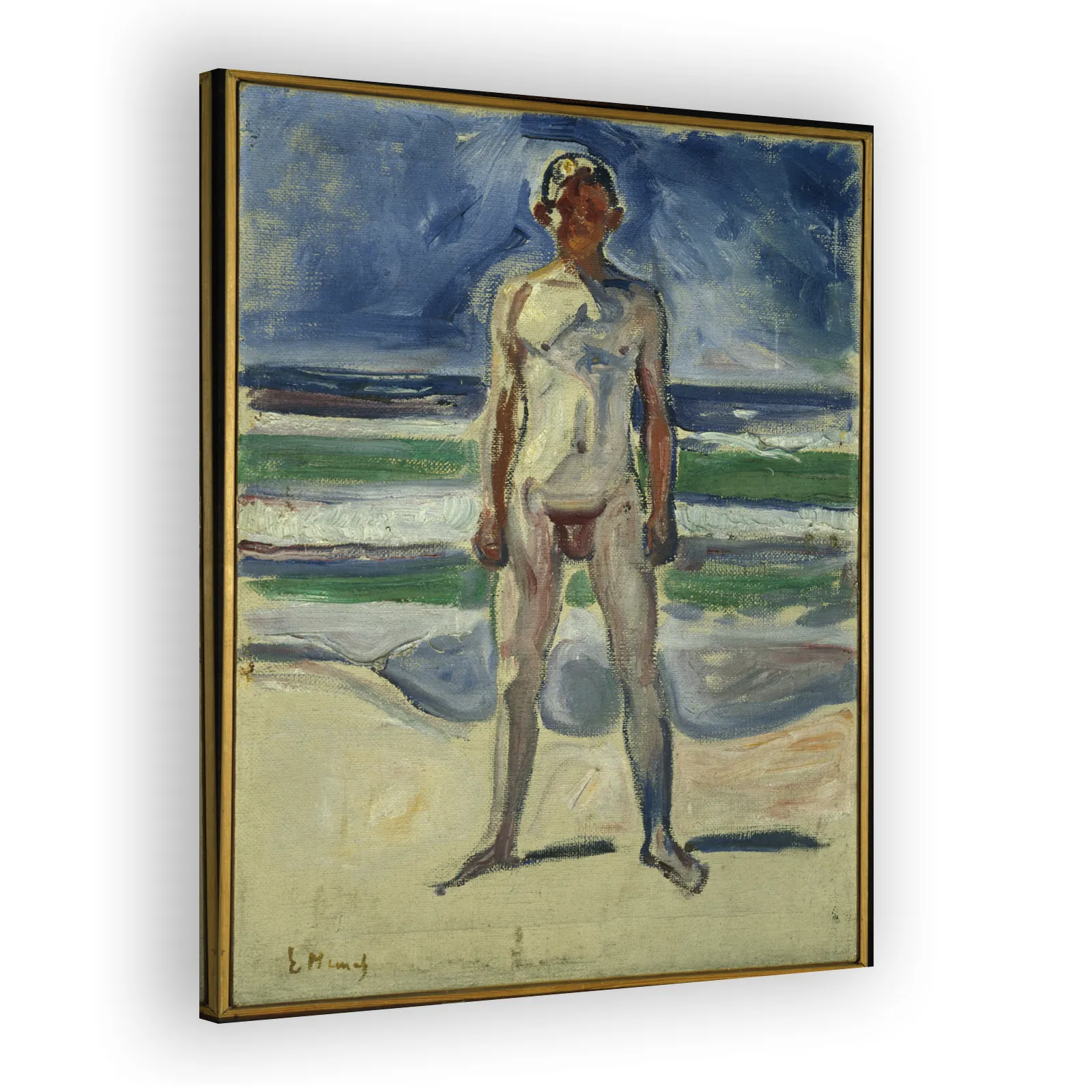 Young Man on the Beach by Edvard Munch - view 2 thumbnail