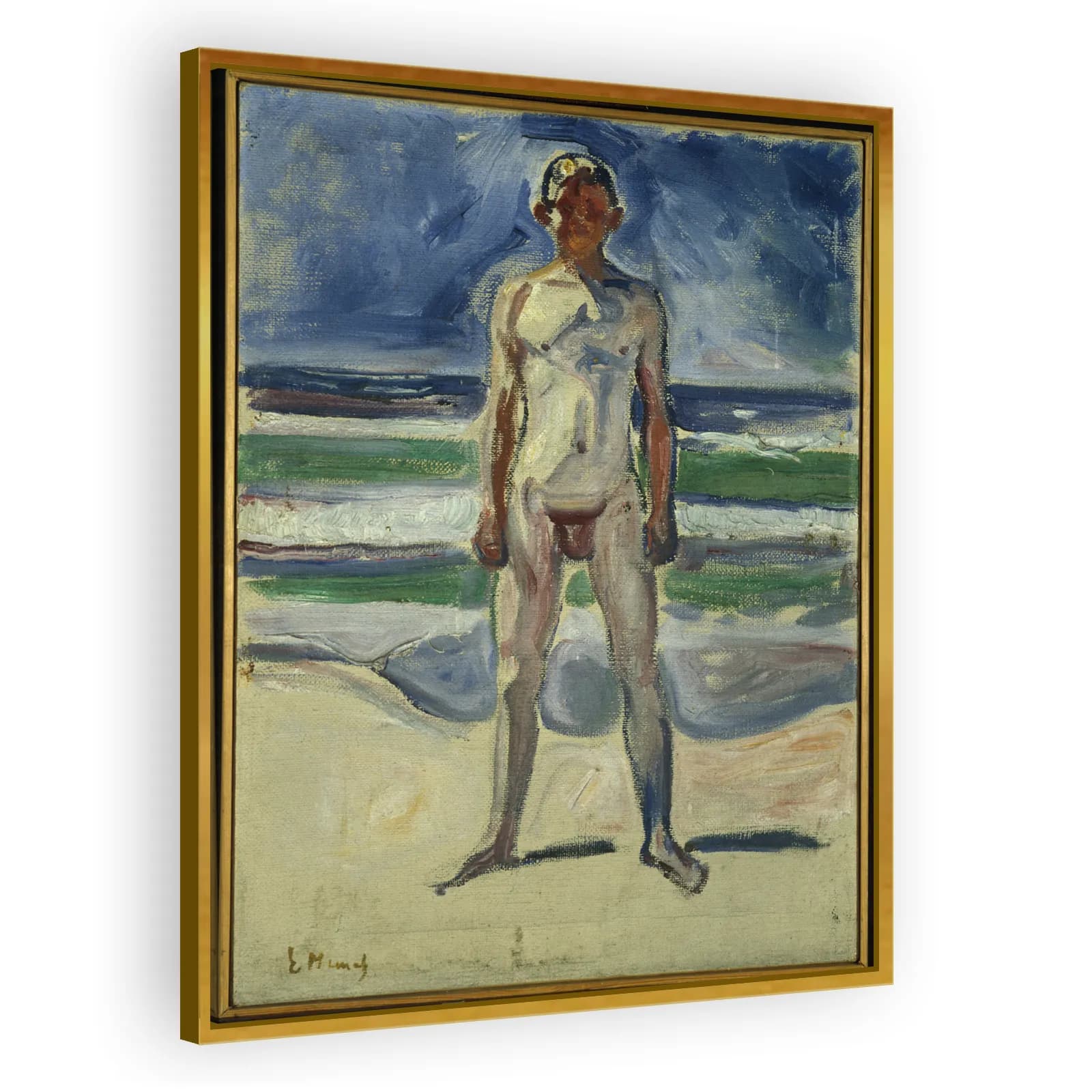 Young Man on the Beach by Edvard Munch - view 3 thumbnail