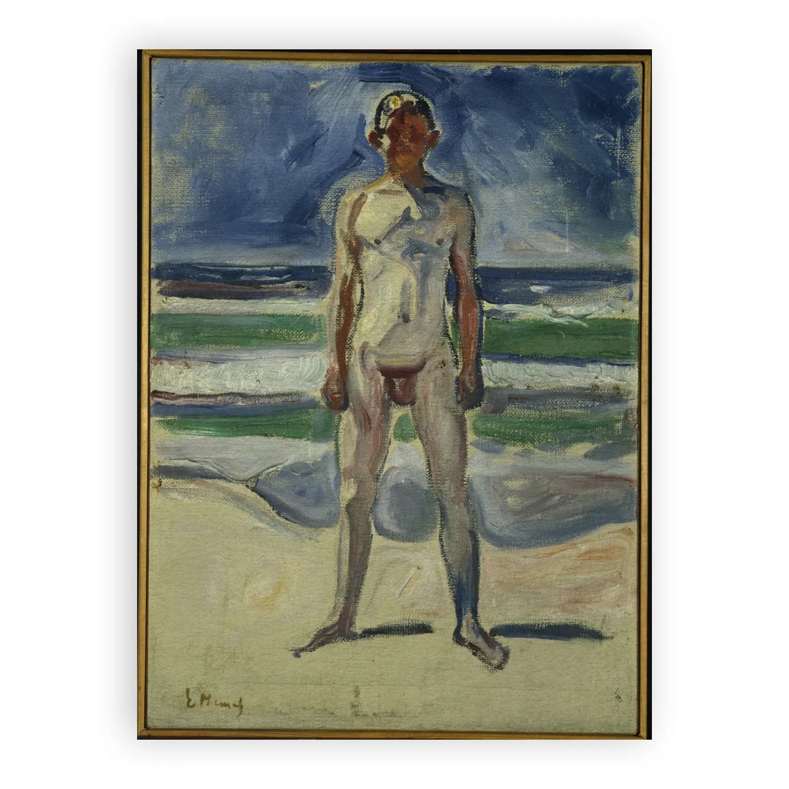 Young Man on the Beach by Edvard Munch - view 6 thumbnail
